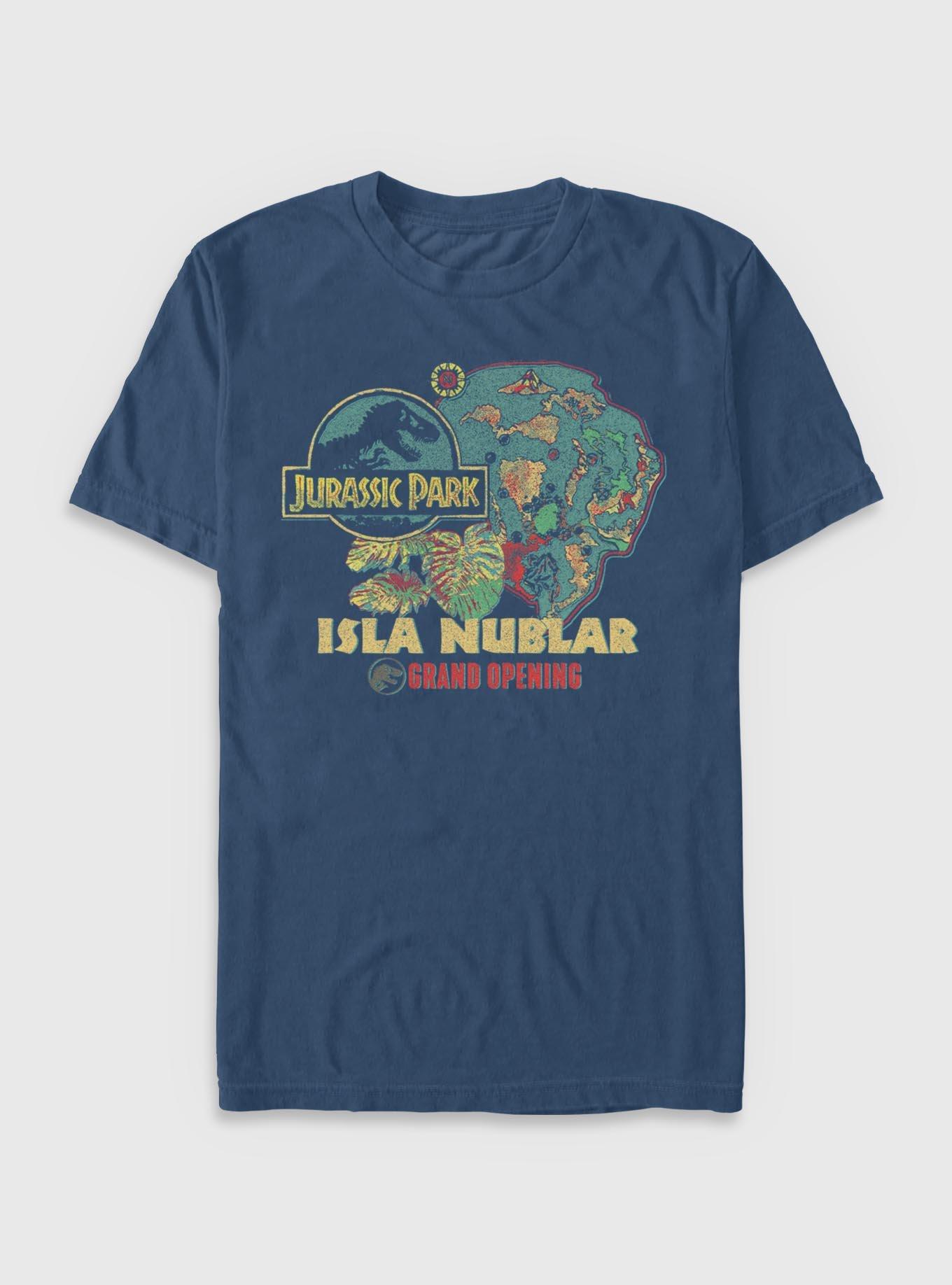Jurassic Park Isla Nublar Grand Opening Garment Dye T-shirt BoxLunch Exclusive, , hi-res