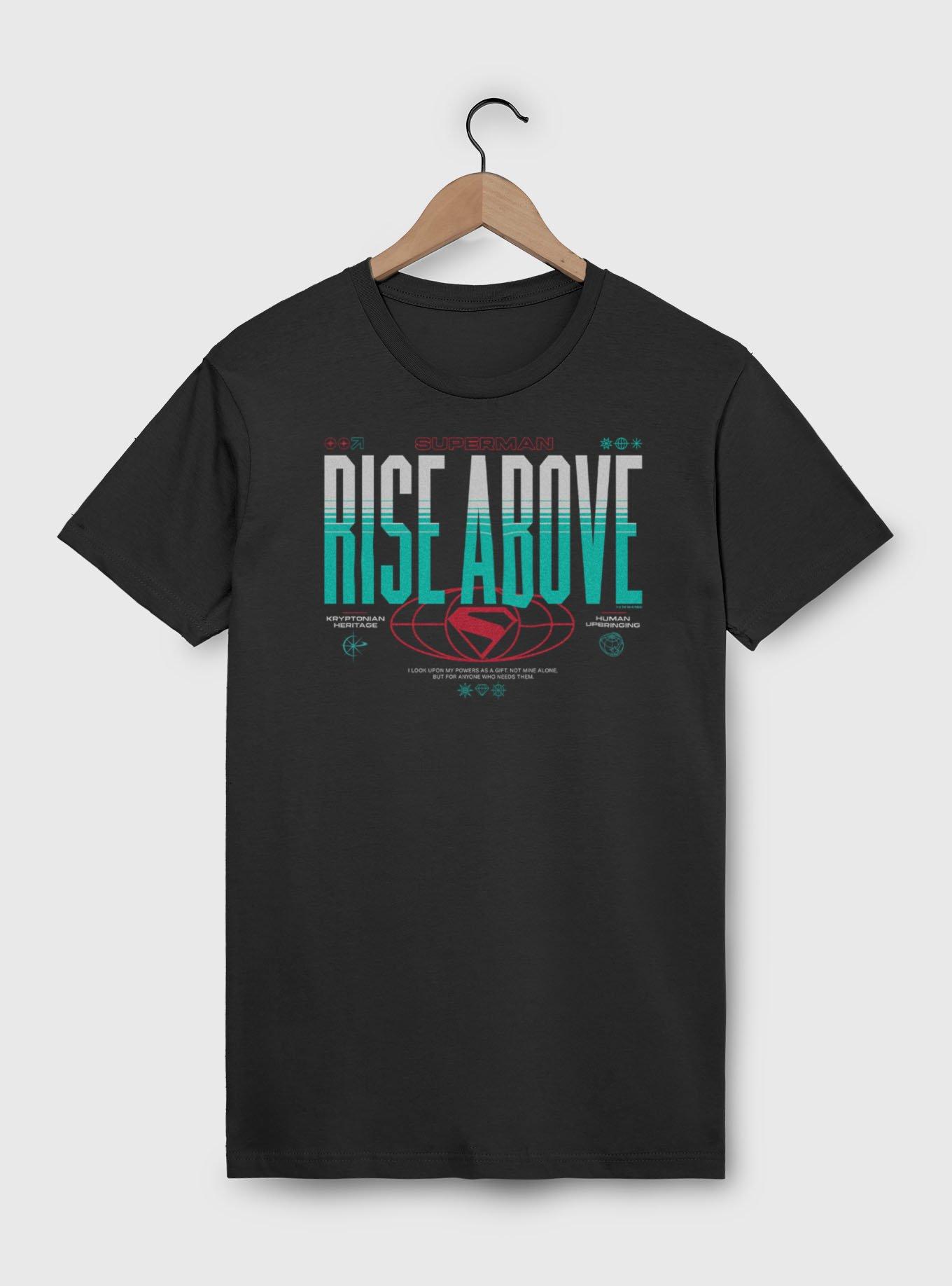 DC Comics Superman Go Higher Rise Above T-shirt BoxLunch Exclusive, , hi-res