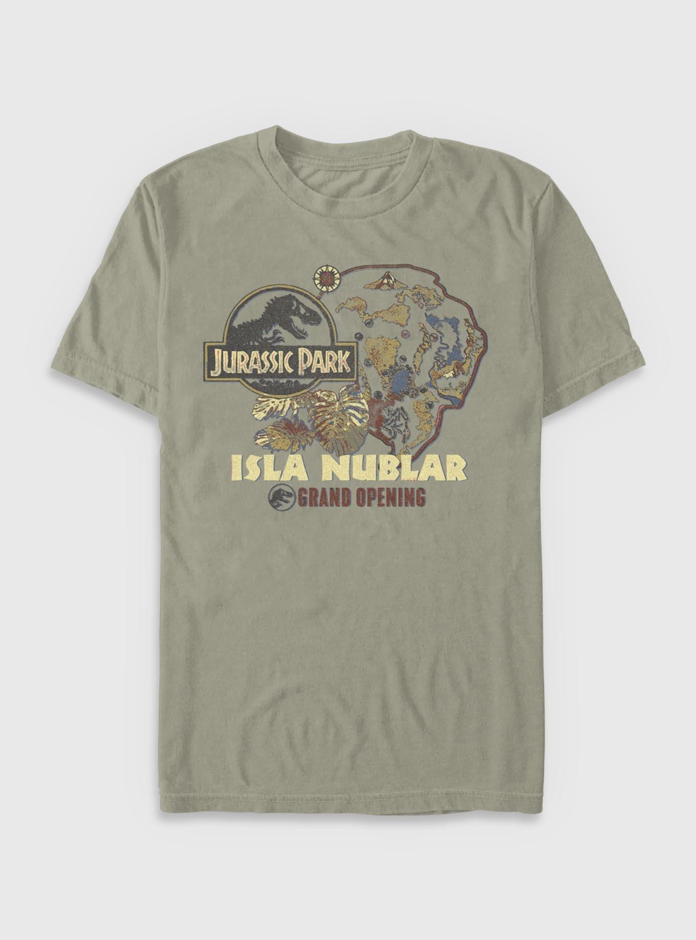 Jurassic Park Isla Nublar Grand Opening Garment Dye T-shirt BoxLunch Exclusive, , hi-res