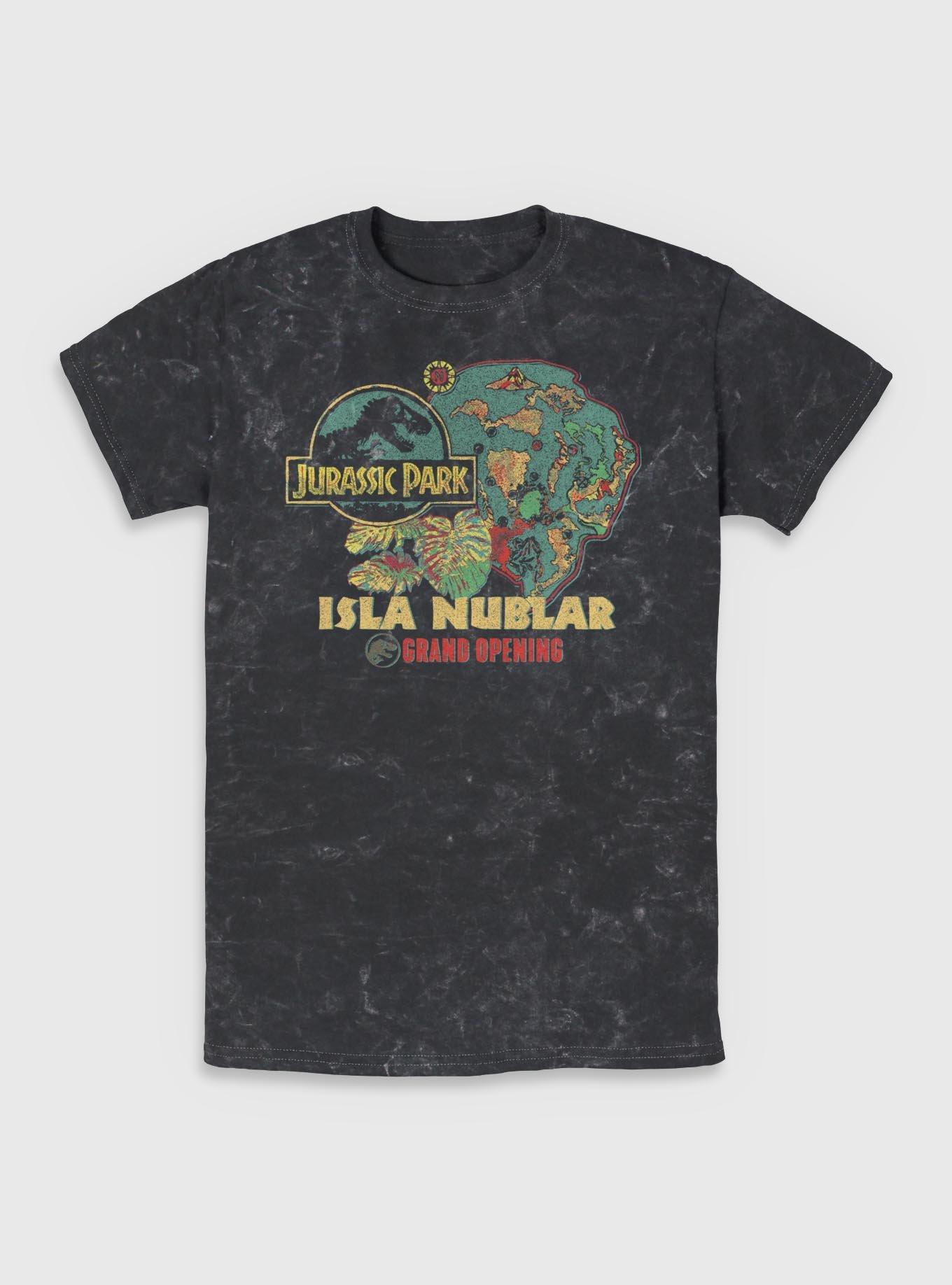Jurassic Park Isla Nublar Grand Opening Mineral Wash T-shirt BoxLunch Exclusive, , hi-res