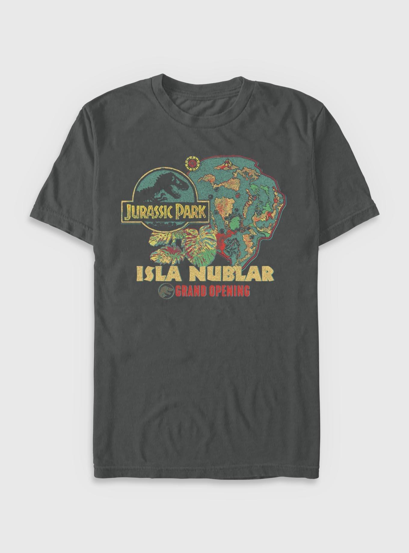 Jurassic Park Isla Nublar Grand Opening Garment Dye T-shirt BoxLunch Exclusive, , hi-res