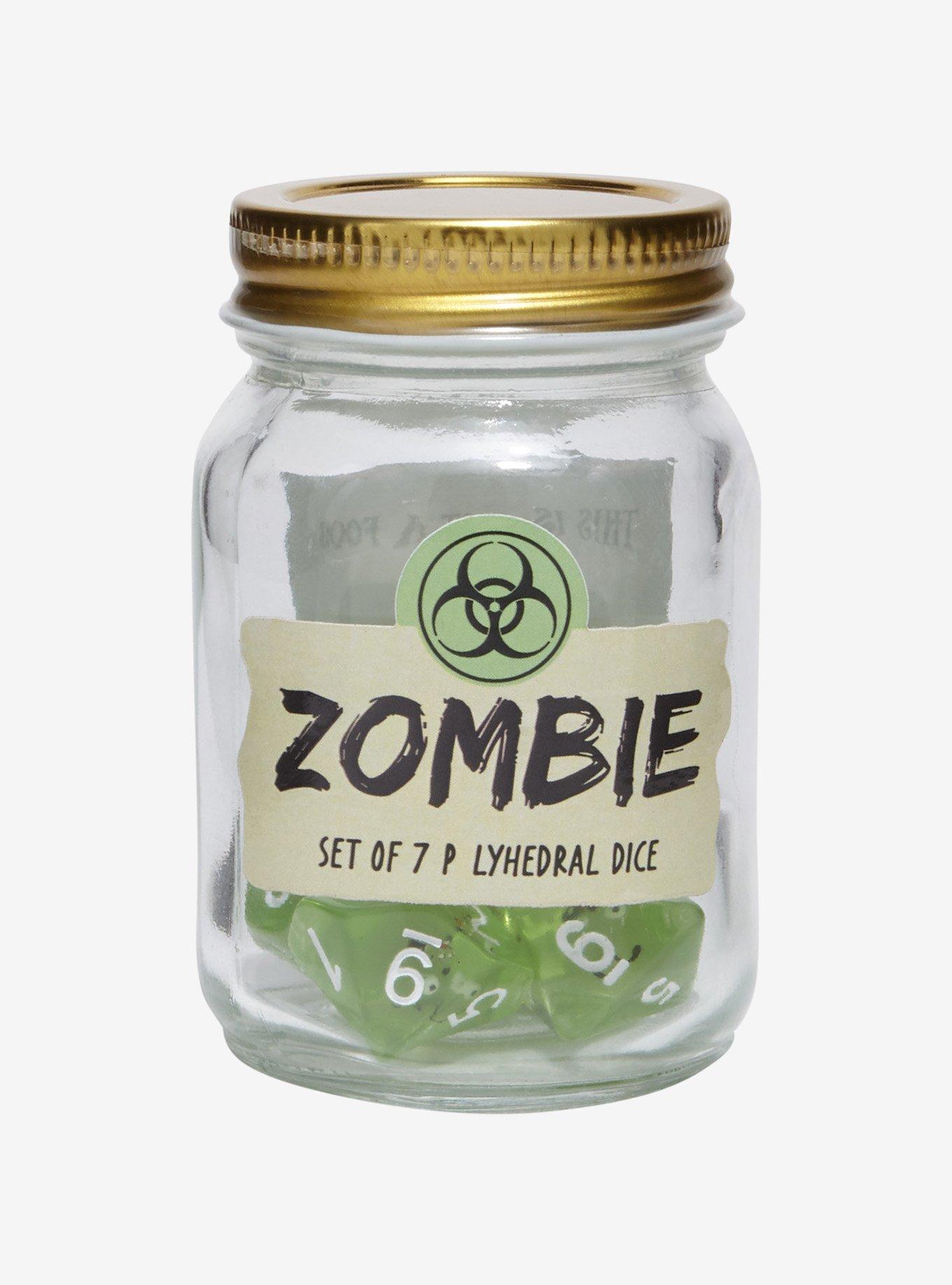 Zombie Polyhedral Dice Set Hot Topic Exclusive, , hi-res