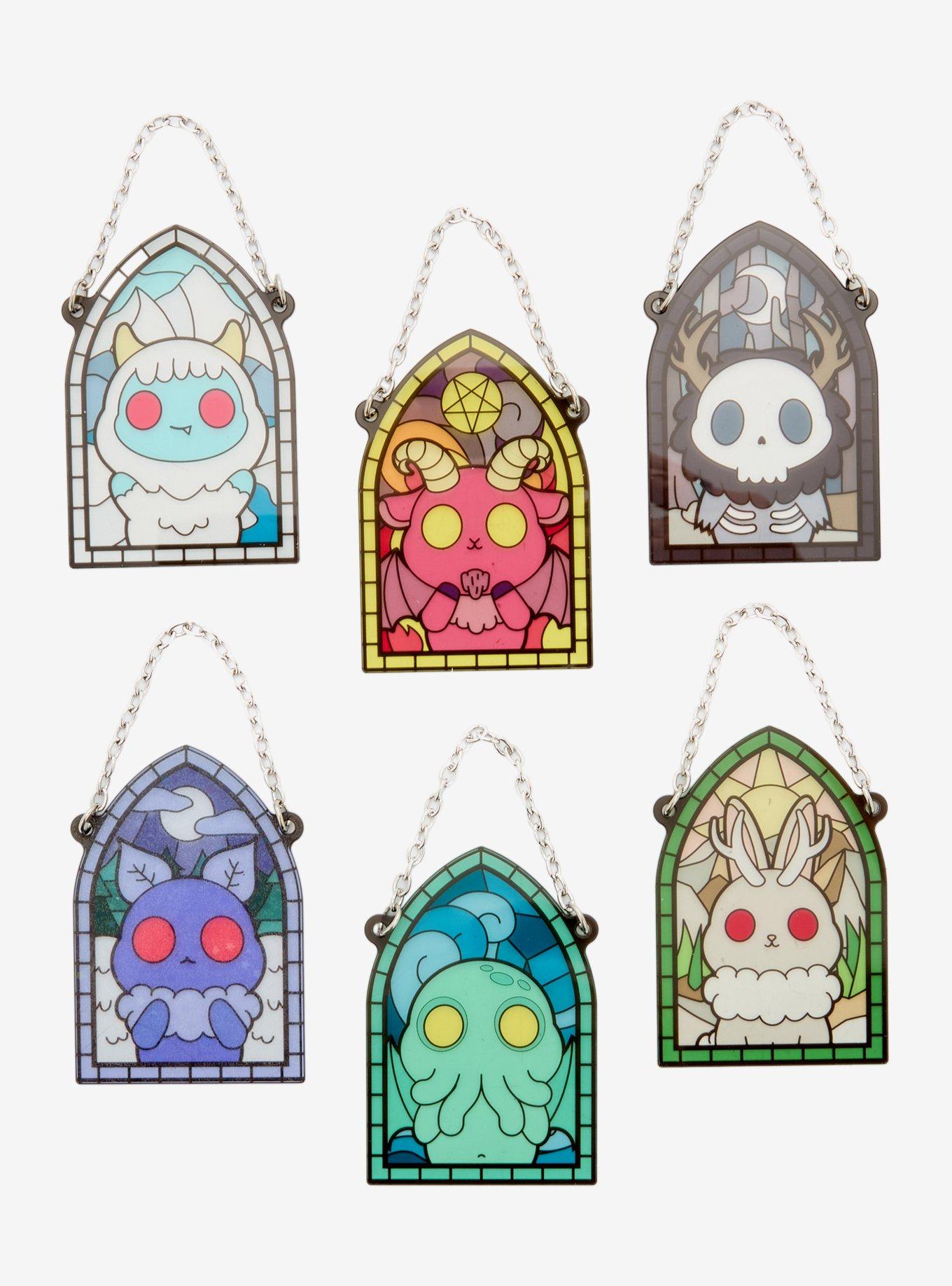 Stained Glass Cryptids Blind Box Mini Wall Art Hot Topic Exclusive, , hi-res