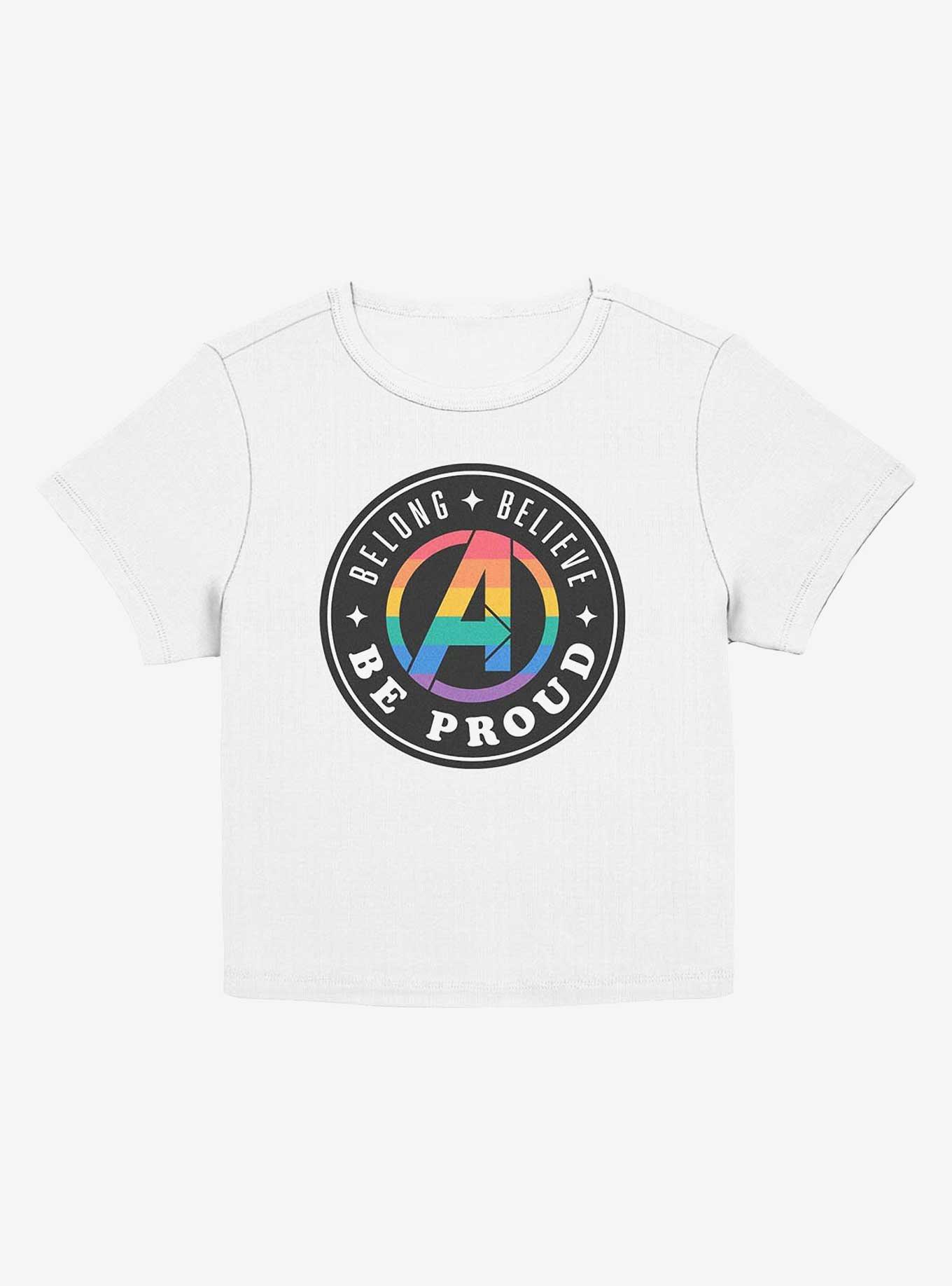 Marvel Belong Believe Be Proud Girls Baby T-Shirt, , hi-res