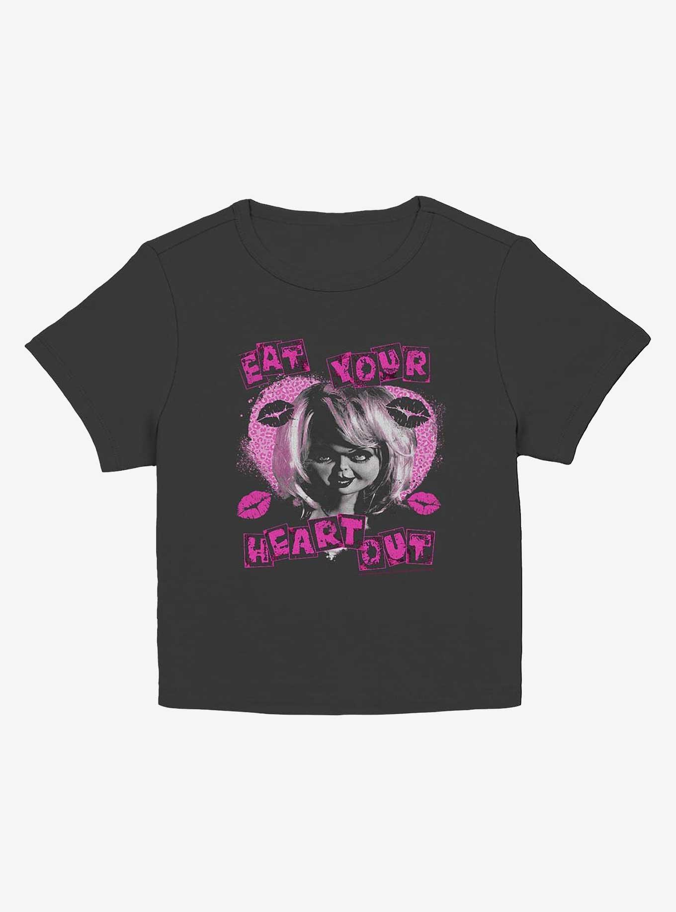 Chucky Eat Your Heart Out Girls Baby T-Shirt, BLACK, hi-res