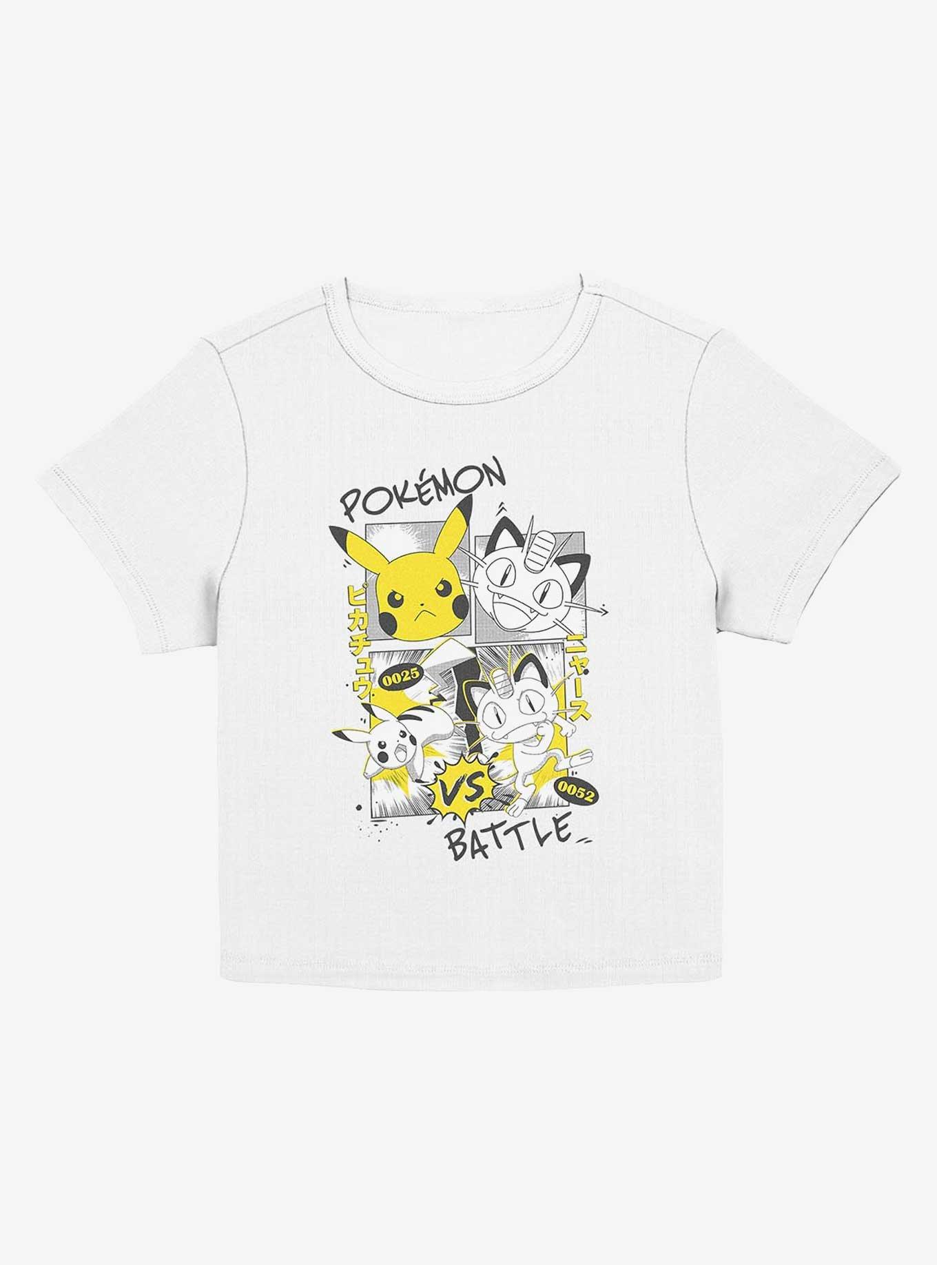 Pokemon Pikachu Meowth Girls Baby T-Shirt, , hi-res