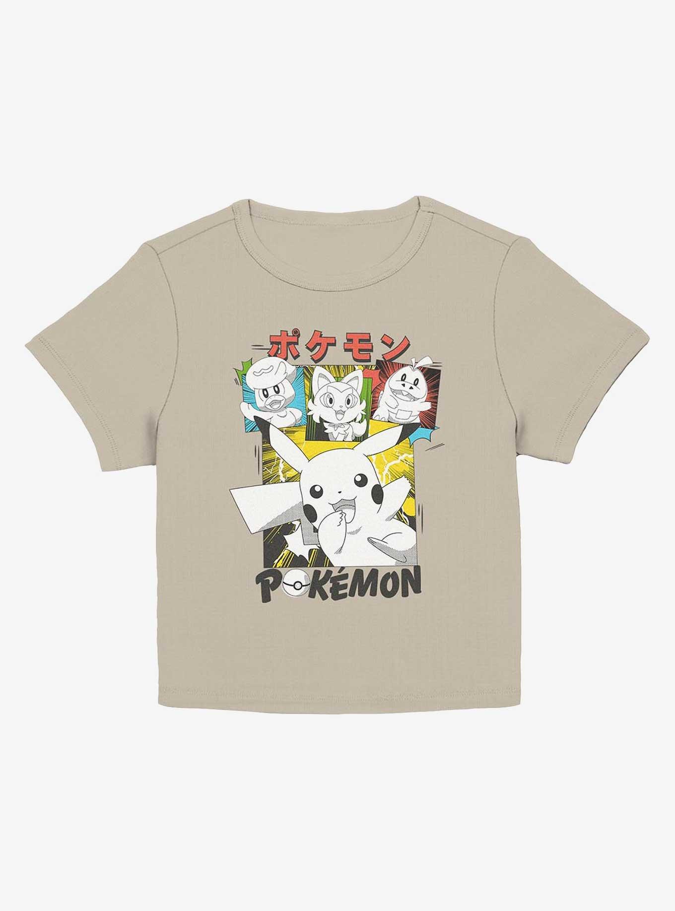 Pokemon Paldea Adventures Starts Girls Baby T-Shirt, PLAZTAUPE, hi-res