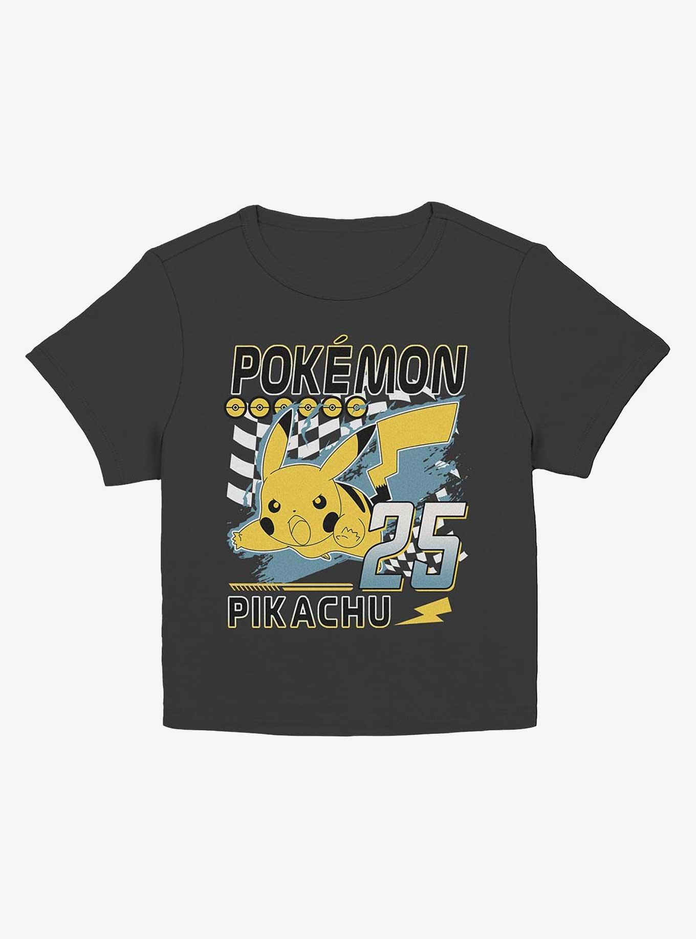 Pokemon Pikachu Lighting Strike Girls Baby T-Shirt, BLACK, hi-res