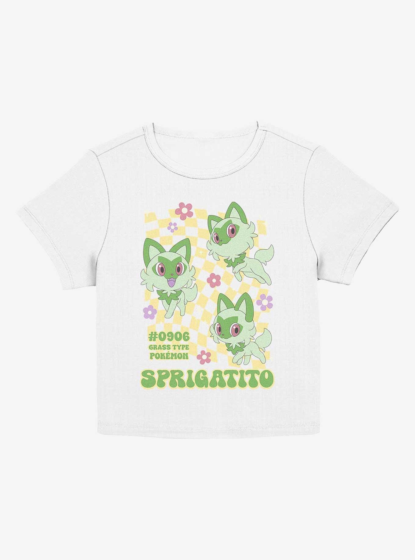 Pokemon Sprigatito Grass Type Girls Baby T-Shirt, , hi-res