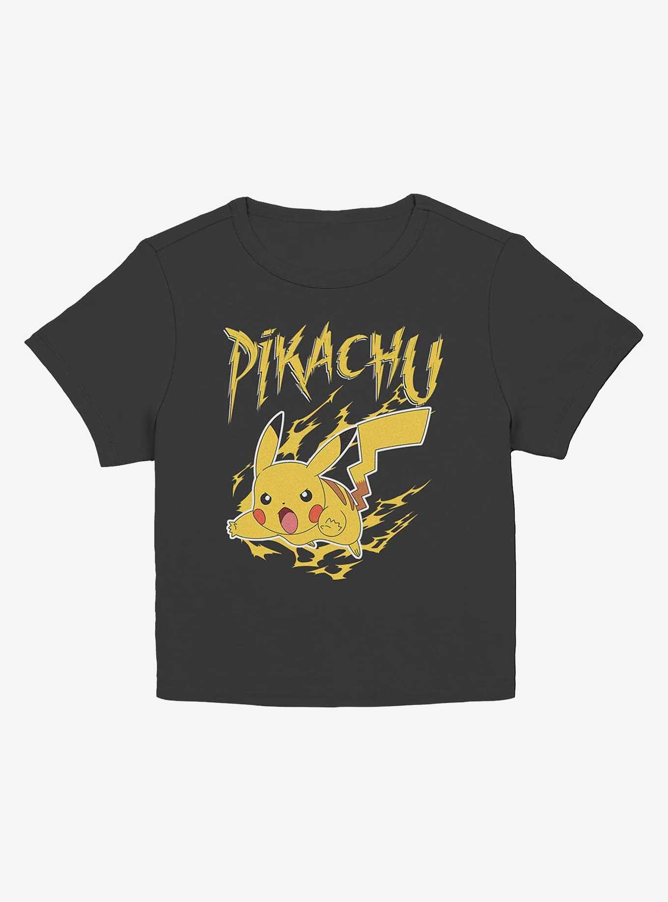 Pokemon Pikachu Electric Type Girls Baby T-Shirt, BLACK, hi-res