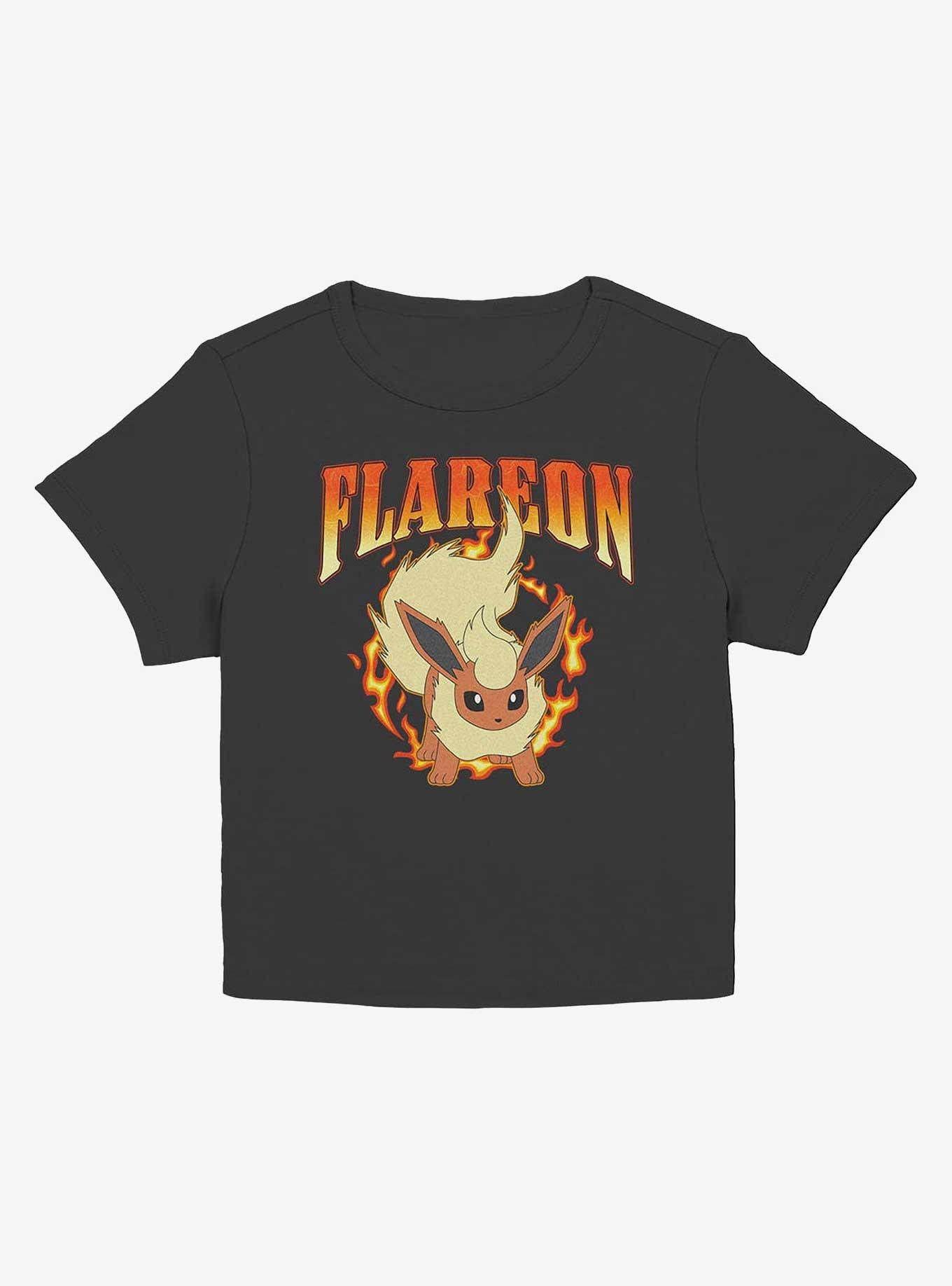 Pokemon Flareon Fire Attack Girls Baby T-Shirt, , hi-res