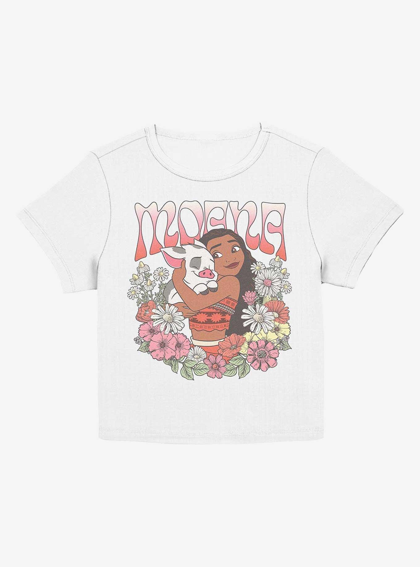 Disney Princesses Moana Floral Wreath Girls Baby T-Shirt, , hi-res