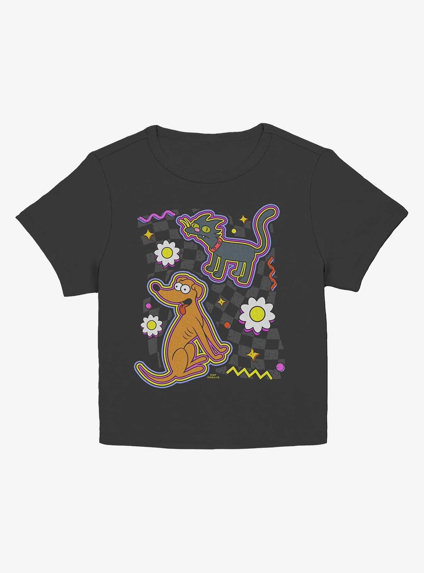 The Simpsons Cat Dog Girls Baby T-Shirt, , hi-res