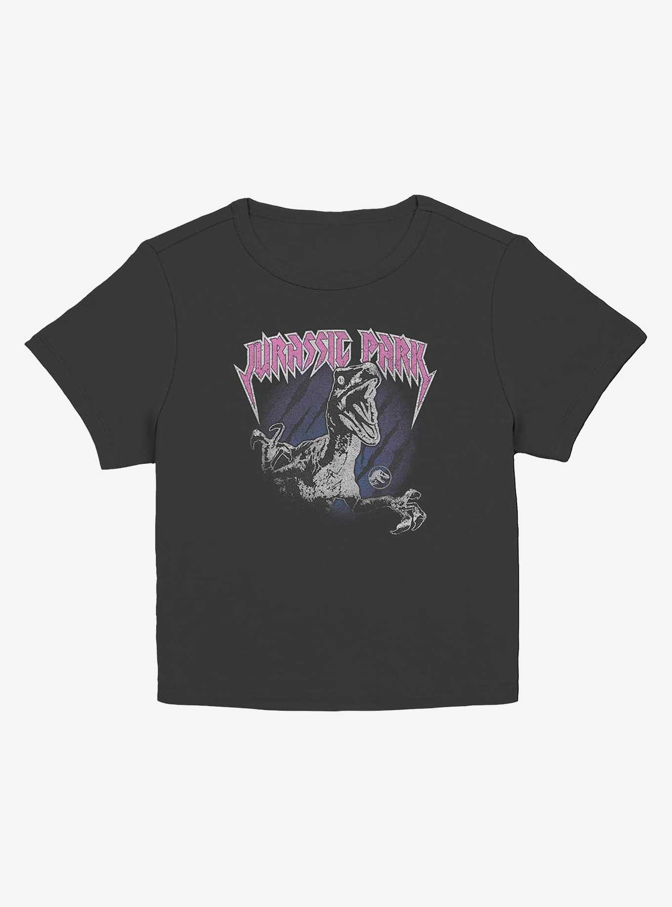 Jurassic Park Raptor Girls Baby T-Shirt, BLACK, hi-res