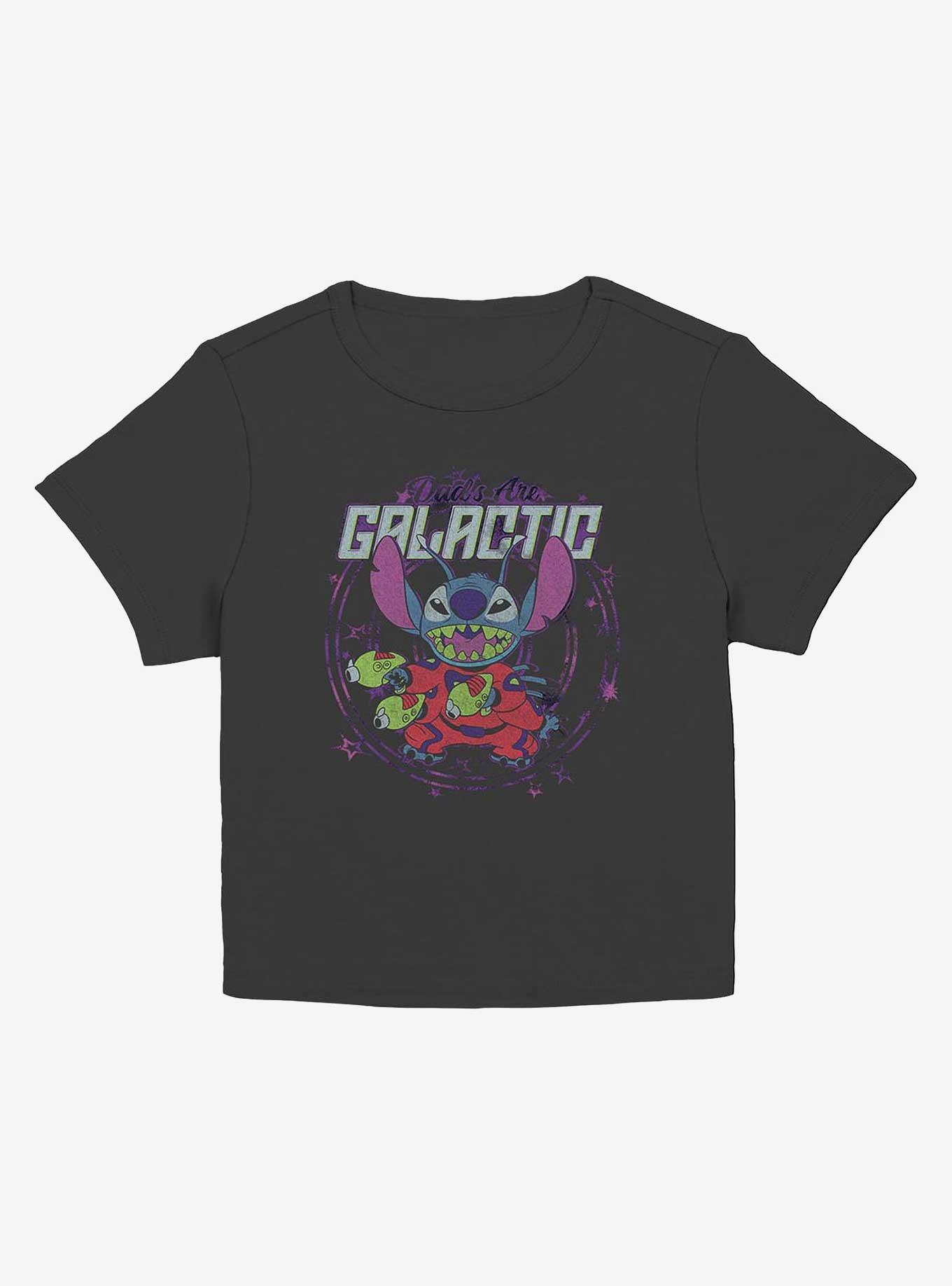 Disney Lilo & Stitch Dads Are Galactic Girls Baby T-Shirt, BLACK, hi-res