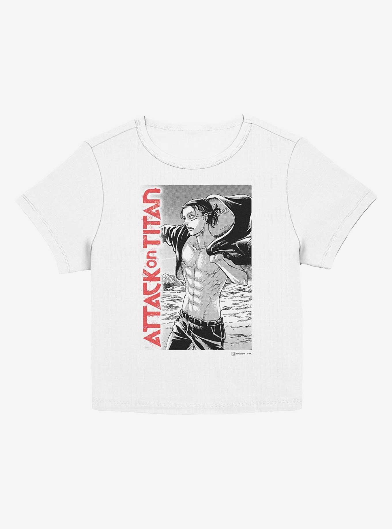 Attack on Titan Eren Manga Girls Baby T-Shirt, EGRET, hi-res