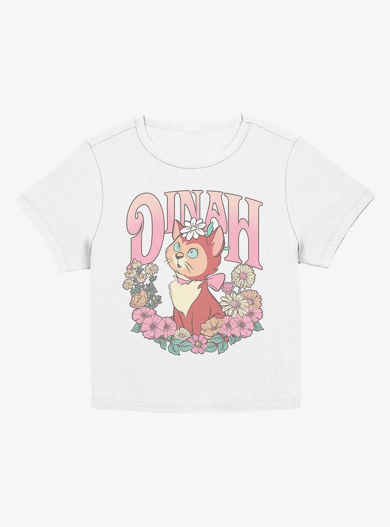 Disney Alice in Wonderland Dinah Floral Wreath Girls Baby T-Shirt, , hi-res