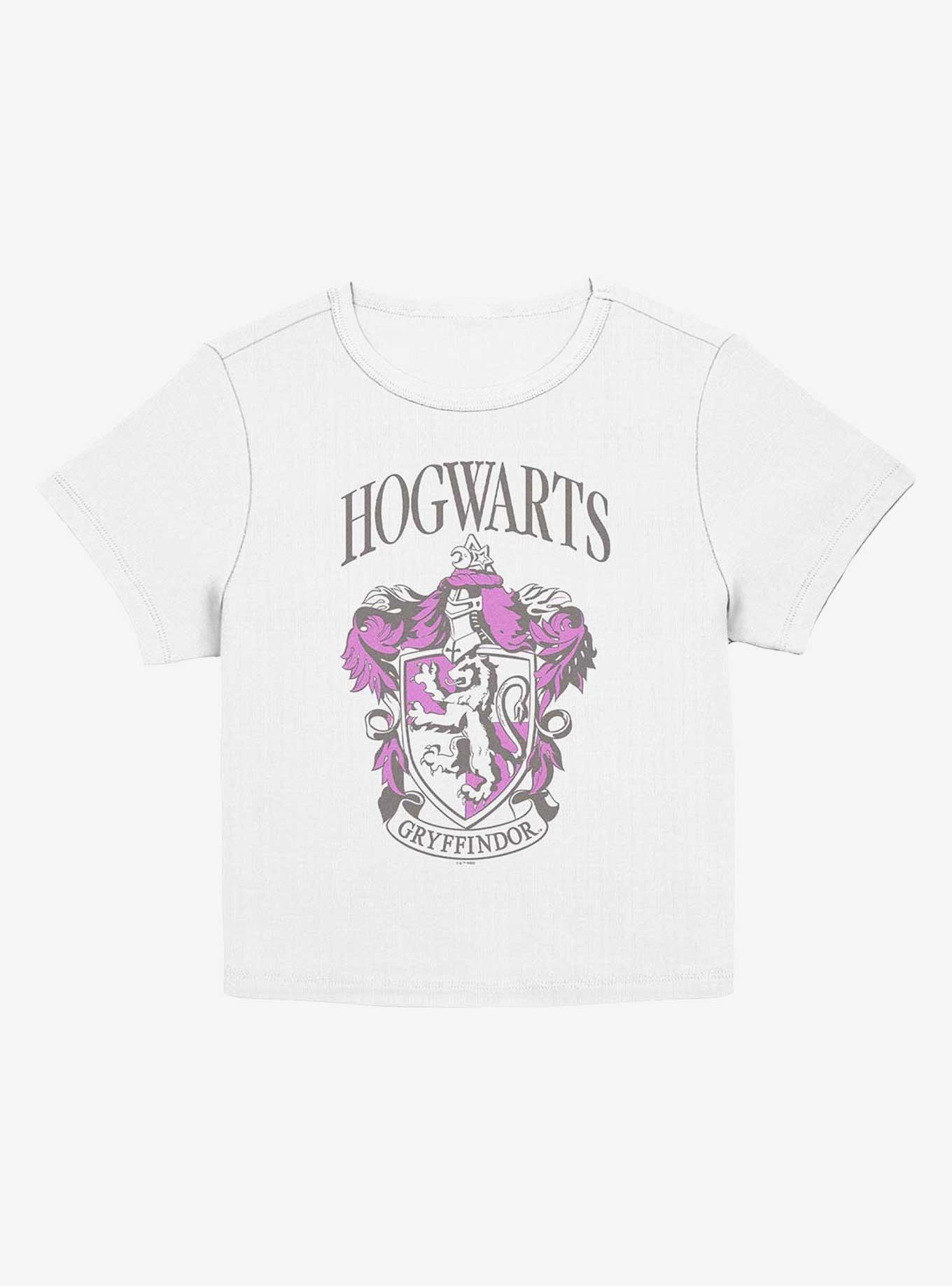 Harry Potter Griffy Varsity Crest Girls Baby T-Shirt, EGRET, hi-res