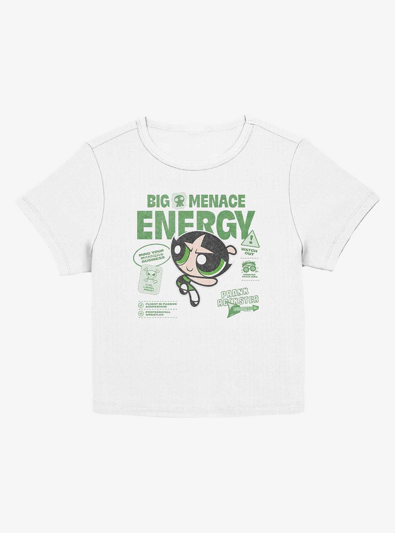 The Powerpuff Girls Big Menace Energy Girls Baby T-Shirt, EGRET, hi-res