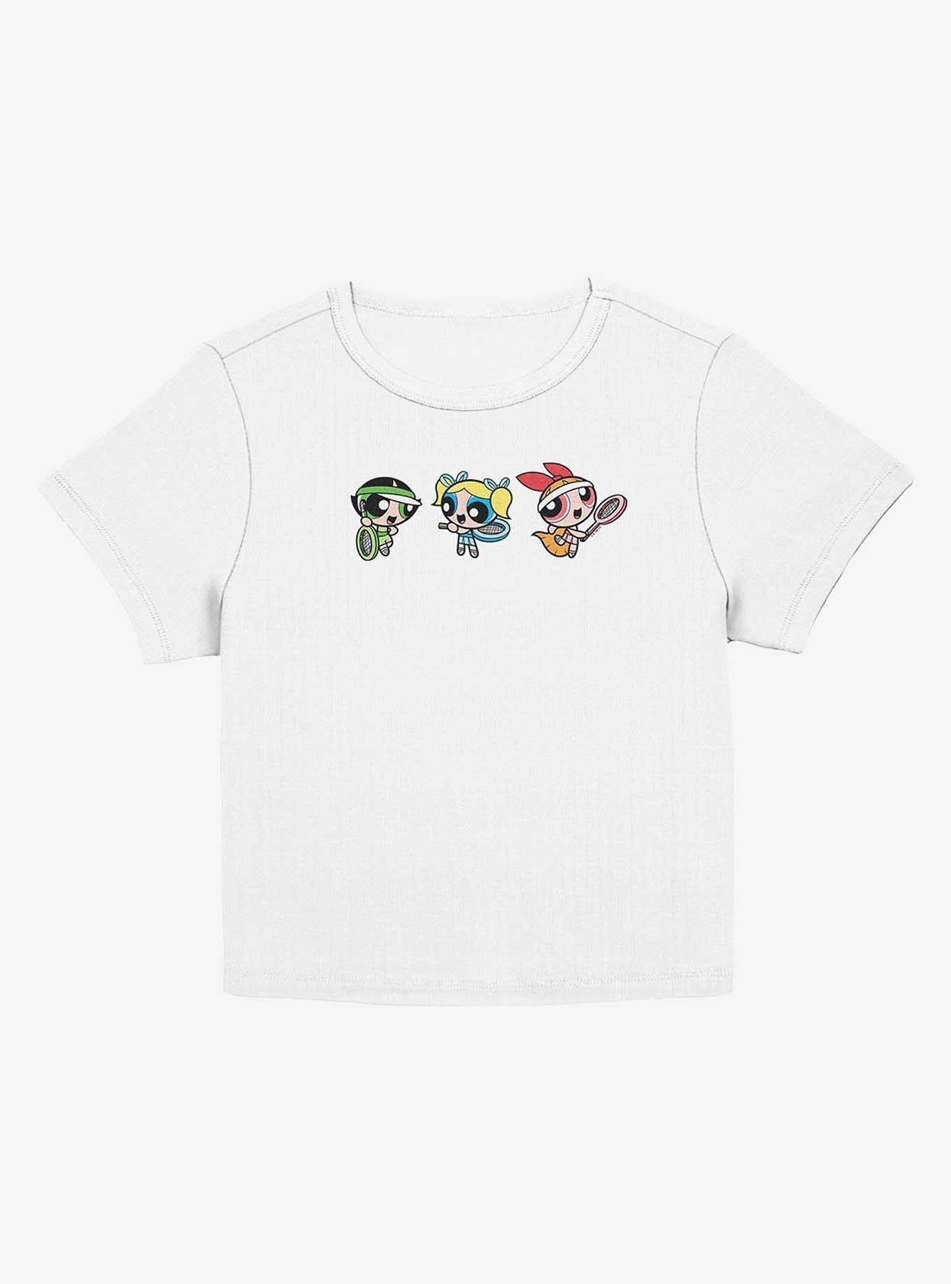 The Powerpuff Girls Play Tennis Girls Baby T-Shirt, , hi-res
