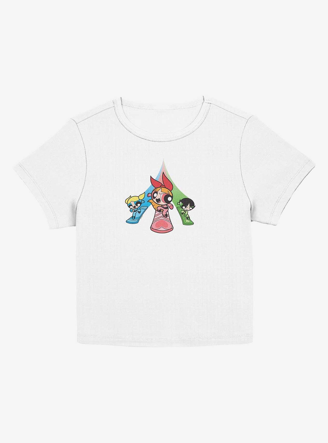 The Powerpuff Girls Snowboard Girls Baby T-Shirt, EGRET, hi-res
