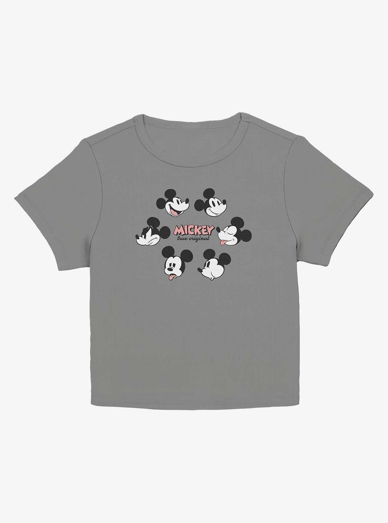 Disney Mickey Mouse Mickey Faces Girls Baby T-Shirt, CHARCOAL, hi-res