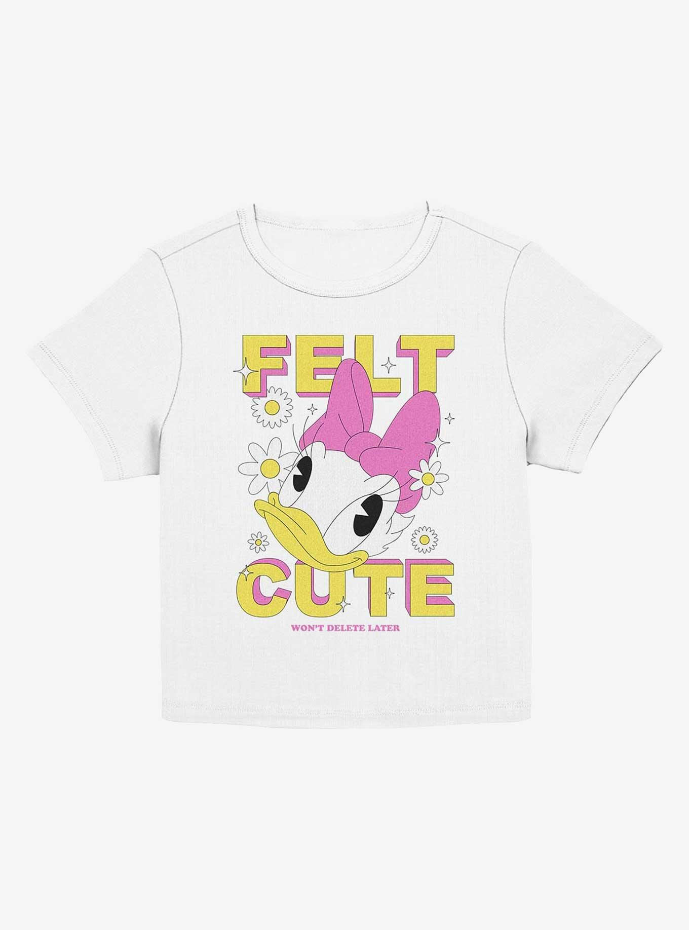 Disney Mickey Mouse Felt Cute Daisy Girls Baby T-Shirt, EGRET, hi-res