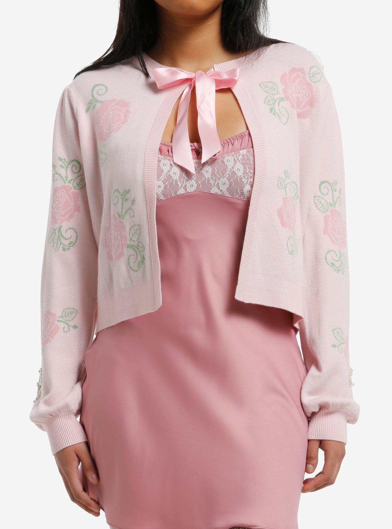 Her Universe Disney The Aristocats Marie Roses Tie-Front Cardigan Her Universe Exclusive, , hi-res
