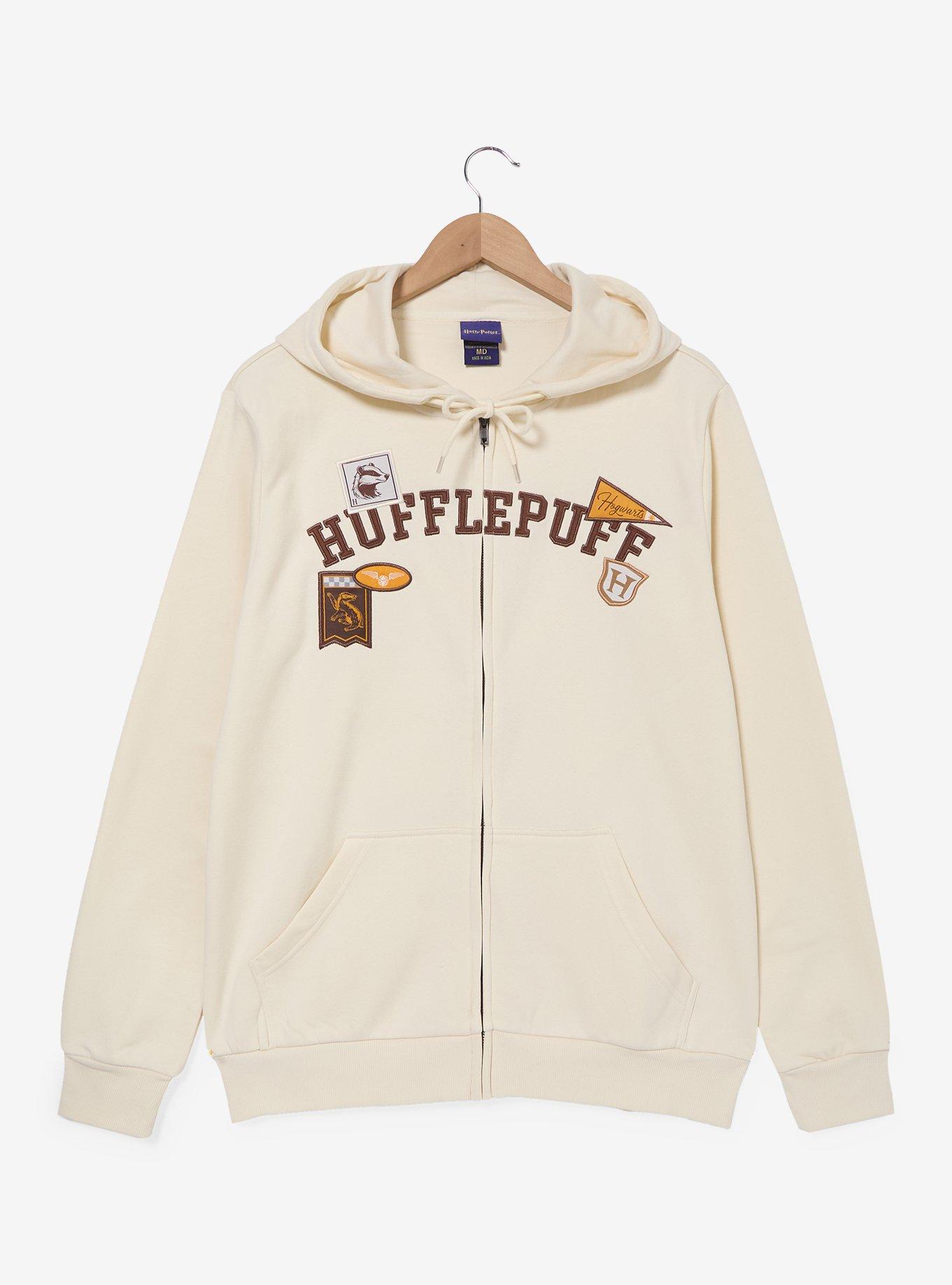 Harry Potter Hufflepuff Embroidered Badges Hoodie, , hi-res