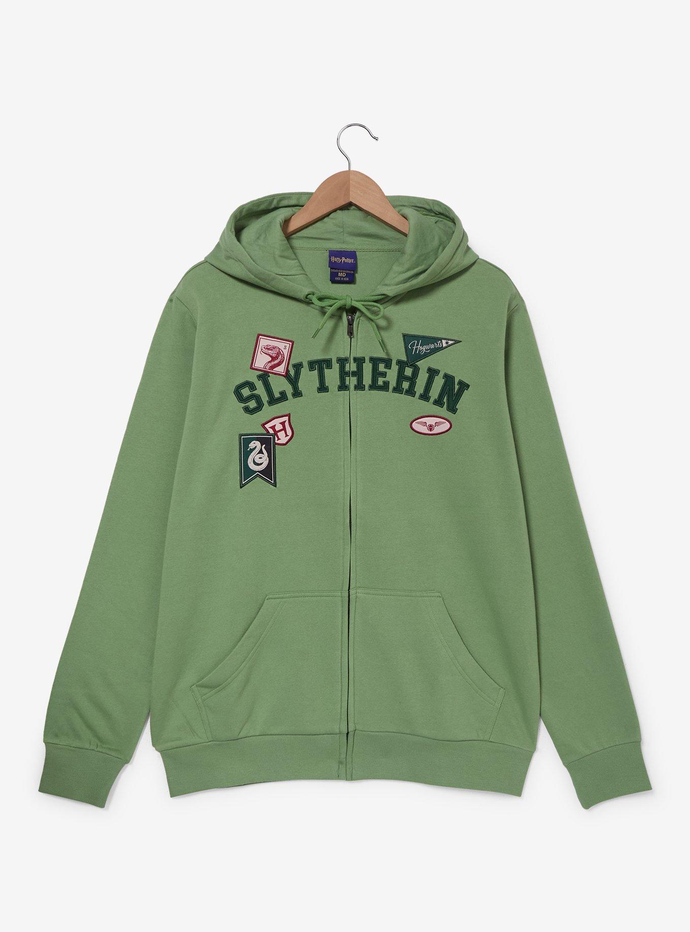 Harry Potter Slytherin Embroidered Badges Hoodie, , hi-res
