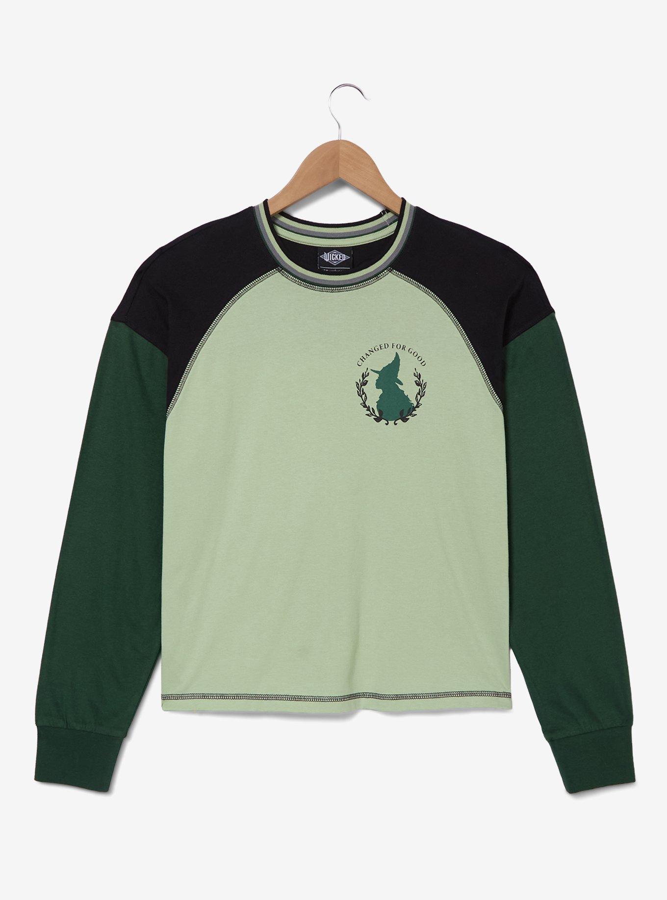 Her Universe Wicked Elphaba Color-Block Long-Sleeve T-Shirt, , hi-res