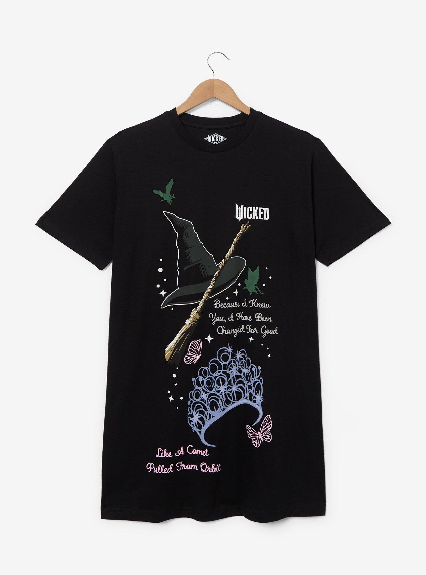 Wicked Glinda & Elphaba Plus Size T-Shirt Dress, , hi-res