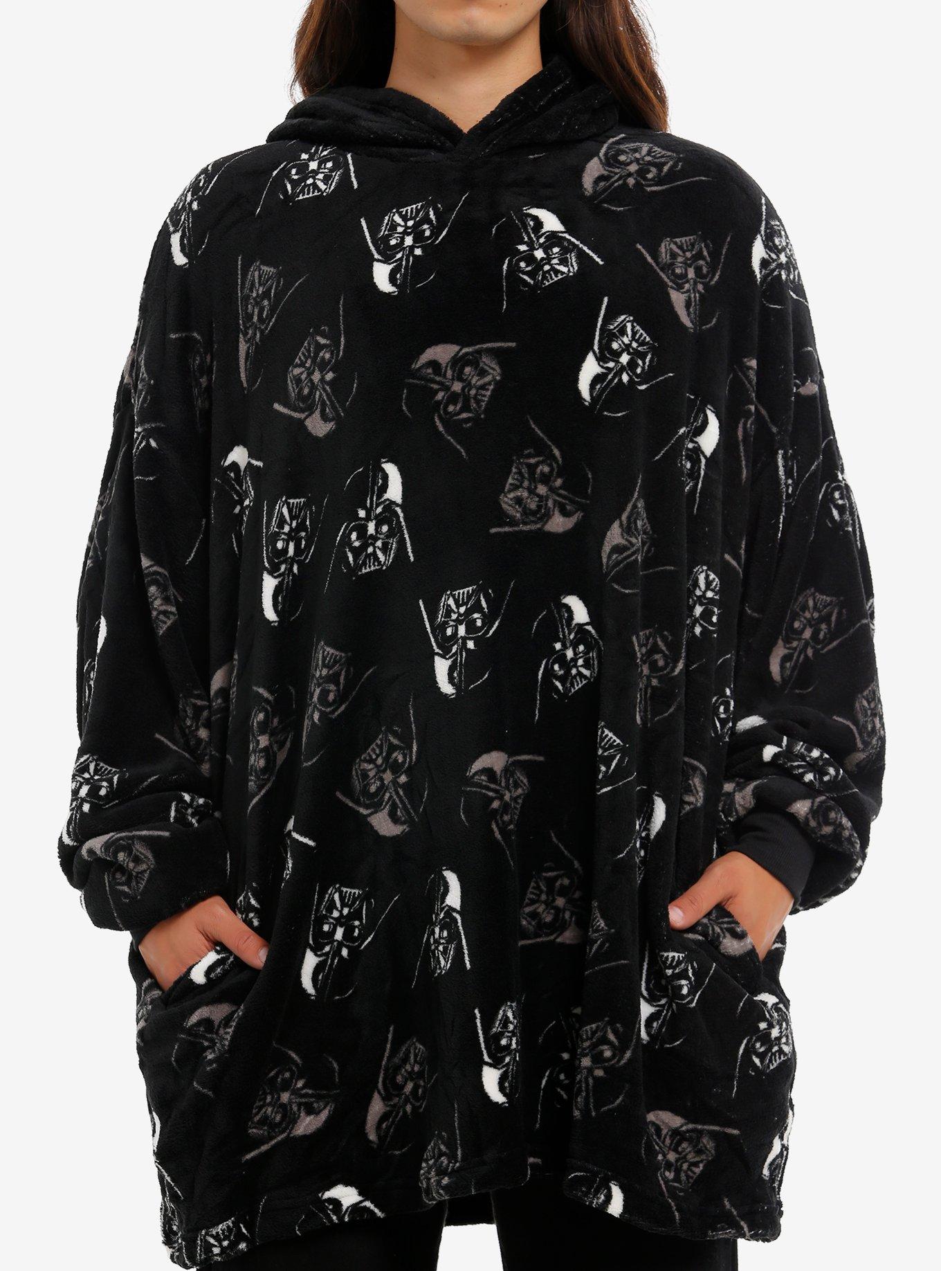 Star Wars Darth Vader Fuzzy Oversized Hoodie, , hi-res