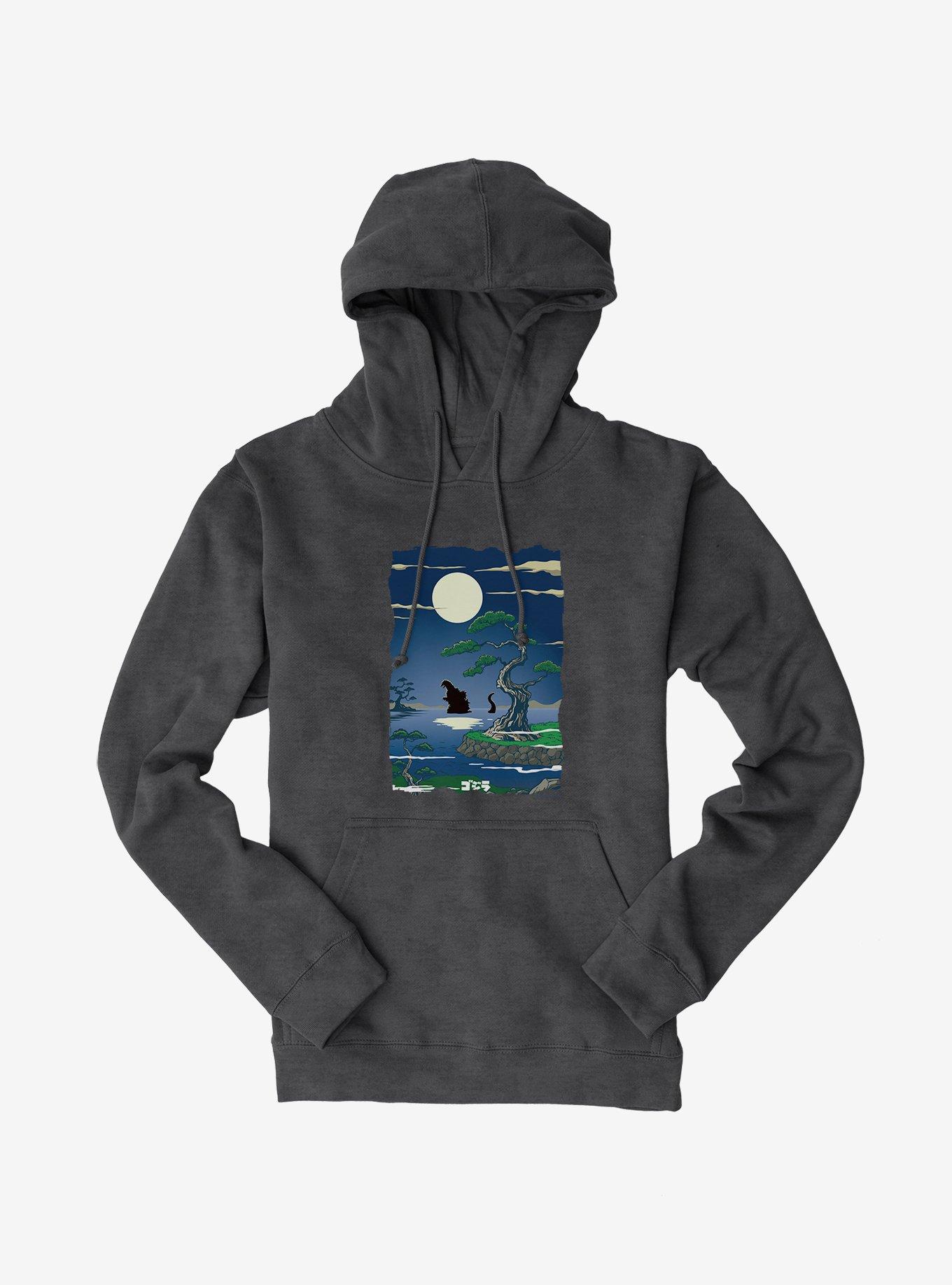 Godzilla Full Moon Descent Hoodie, , hi-res
