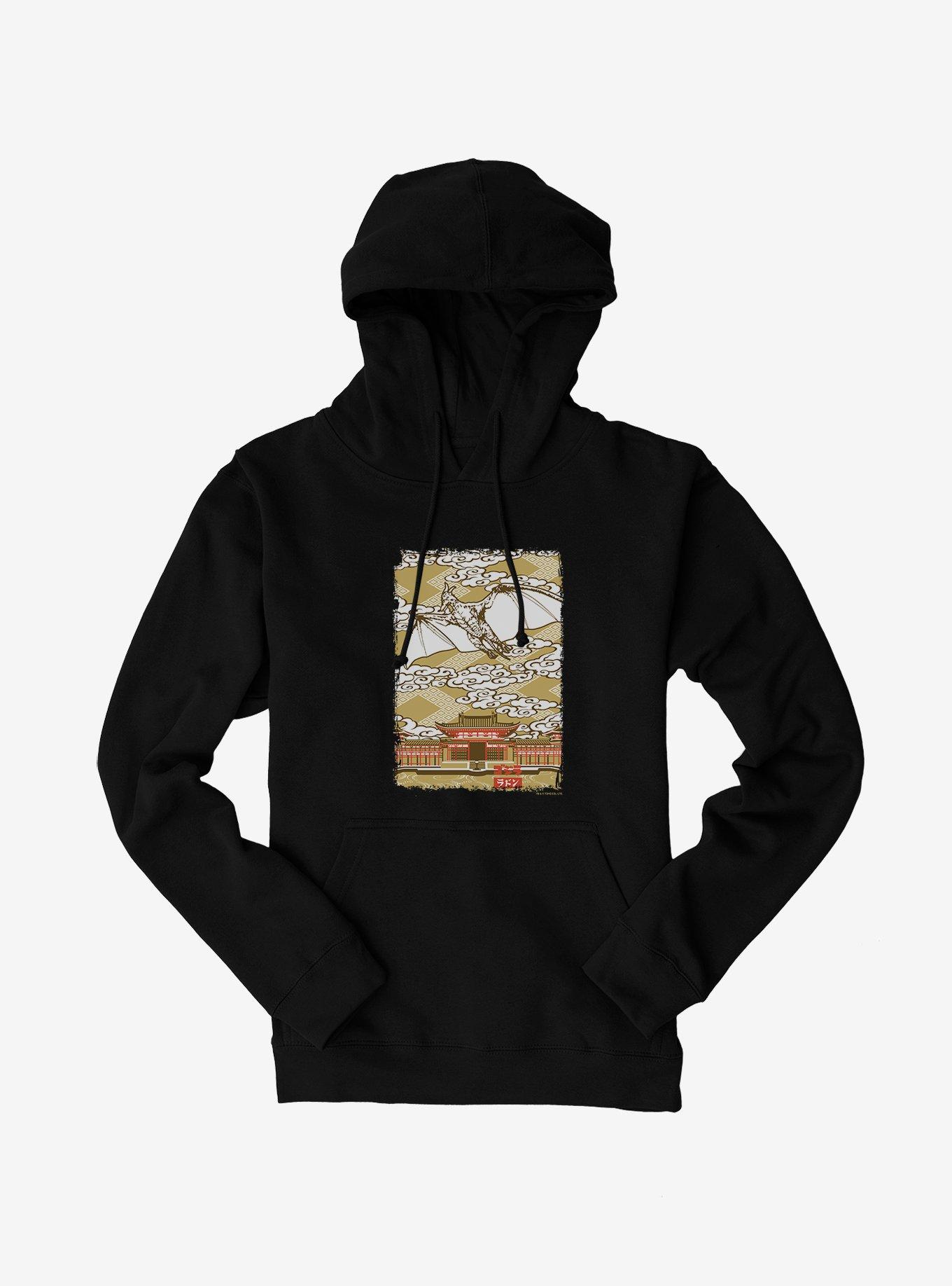 Godzilla Rodan Poster Hoodie, , hi-res