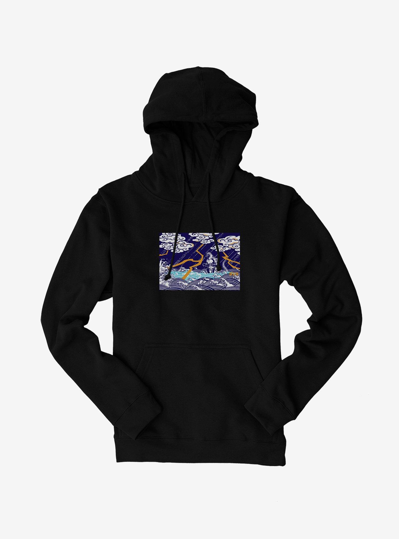Godzilla Thunder And Lightning Hoodie, , hi-res