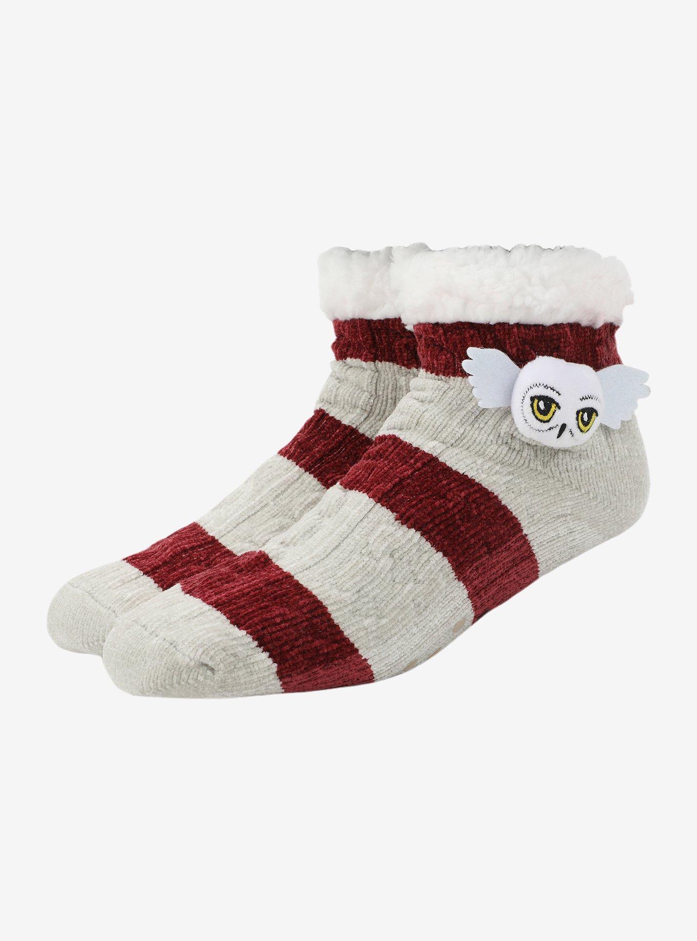 Harry Potter Hedwig Cozy Slipper Socks, , hi-res
