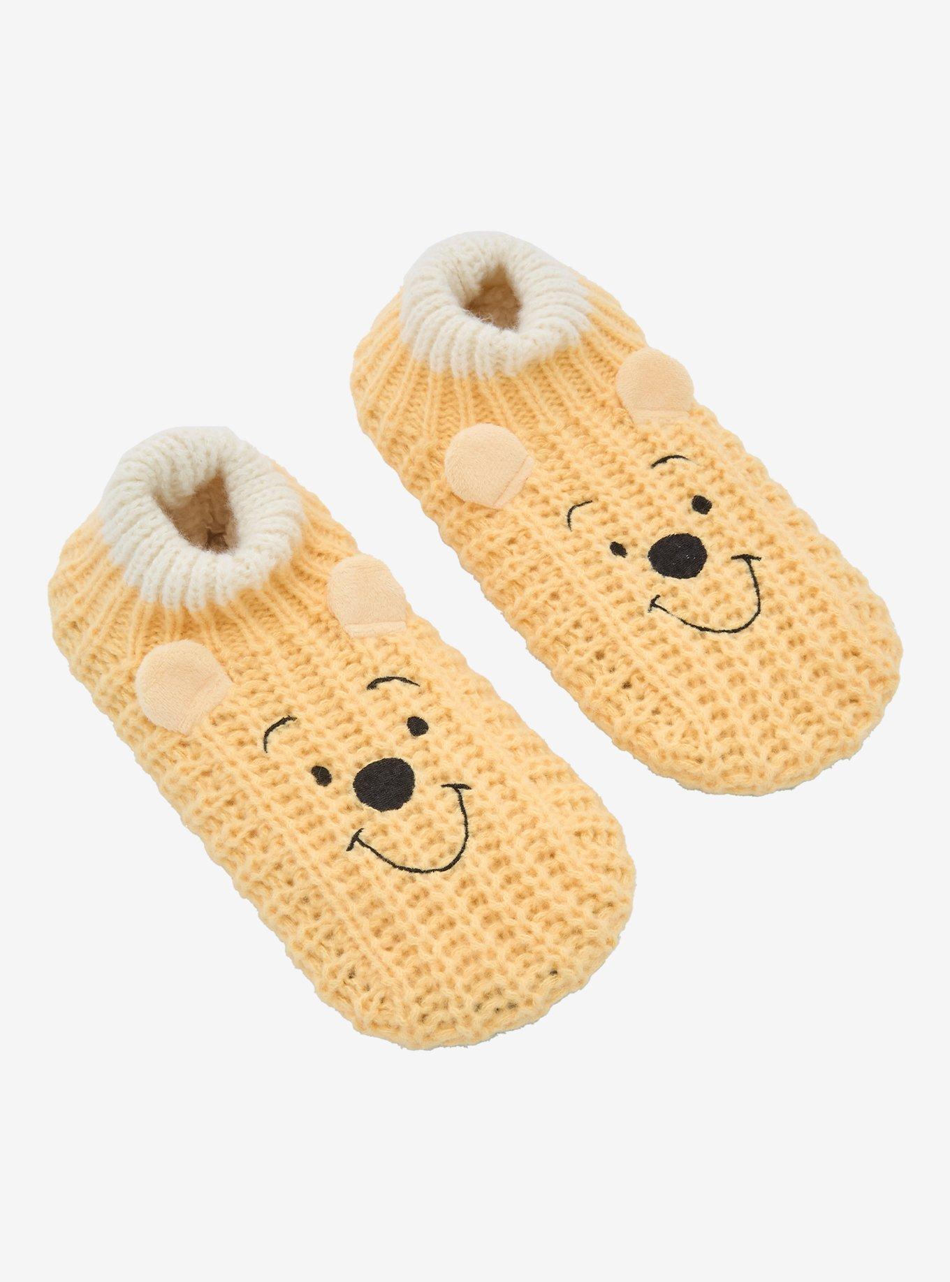 Disney Winnie the Pooh Knit Slipper Socks, , hi-res