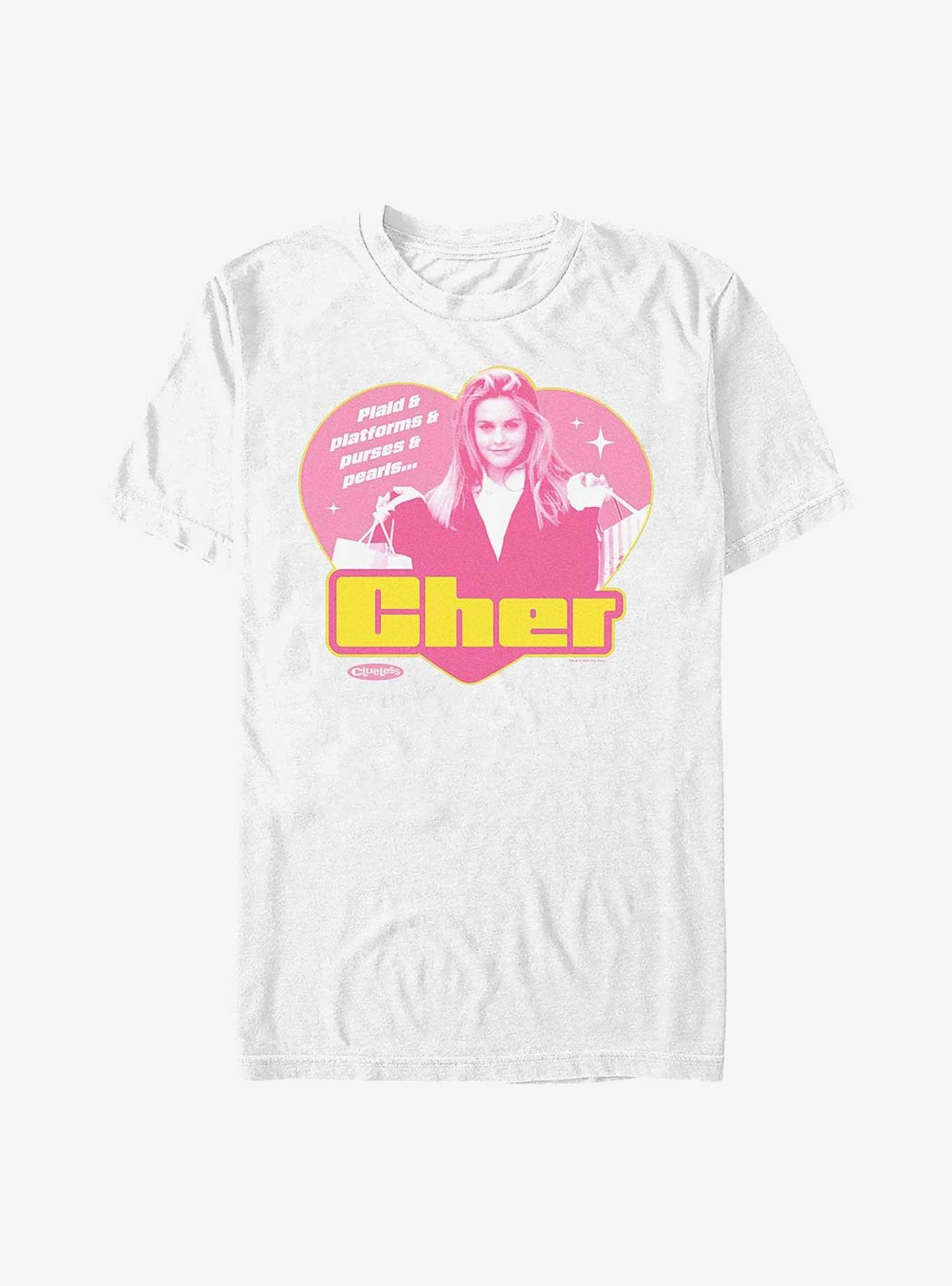 Clueless Plaid & Platforms & Purses & Pearls... T-Shirt, , hi-res