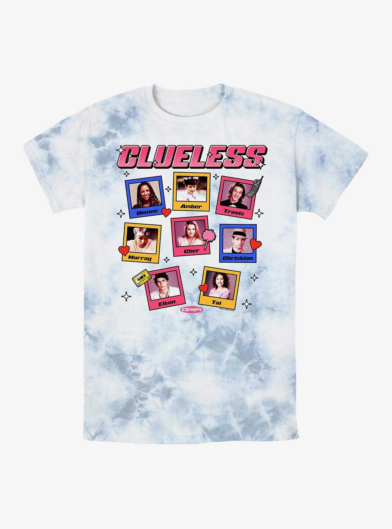 Clueless Yearbook Photos Tye-Dye T-Shirt