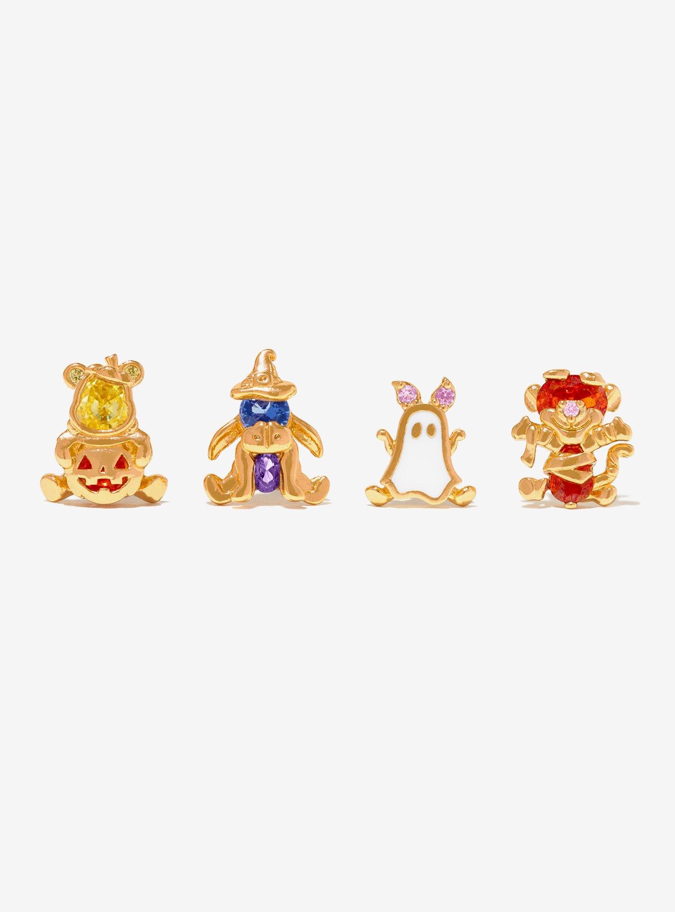 Disney Winnie The Pooh X Girls Crew Pooh's Pumpkin Party Stud Earring Set, , hi-res