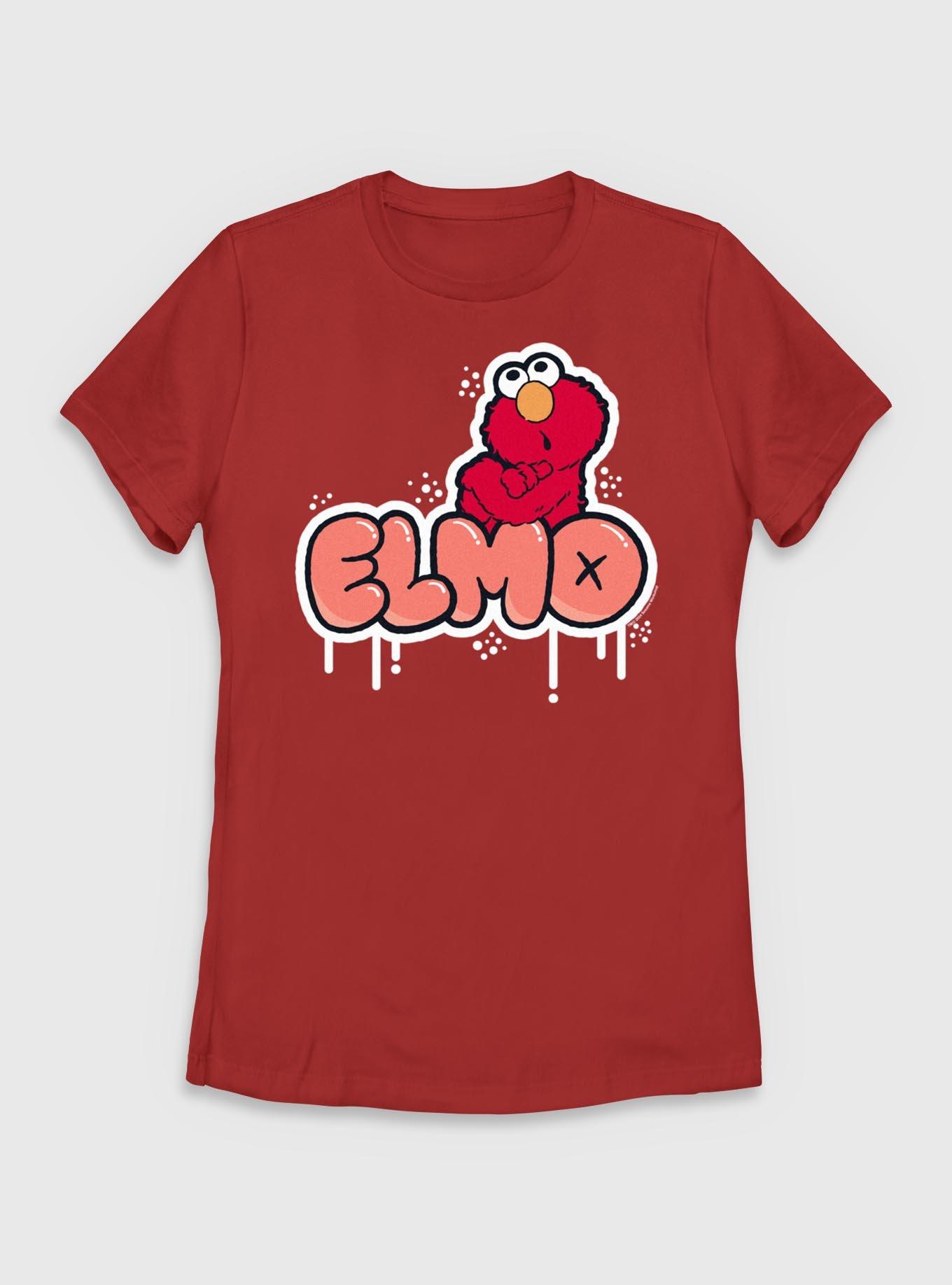 Sesame Street Elmo Graffiti Womens T-Shirt, , hi-res