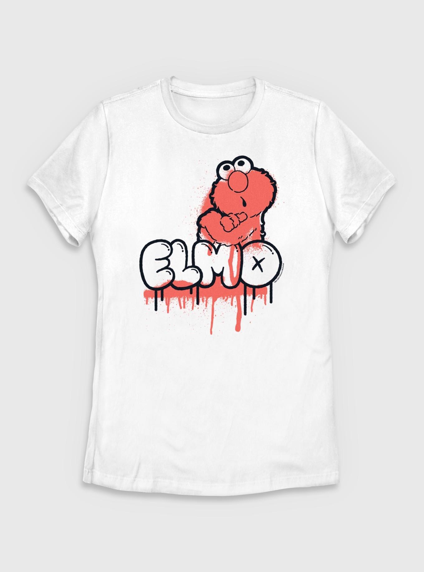 Sesame Street Elmo Graffiti Womens T-Shirt, , hi-res