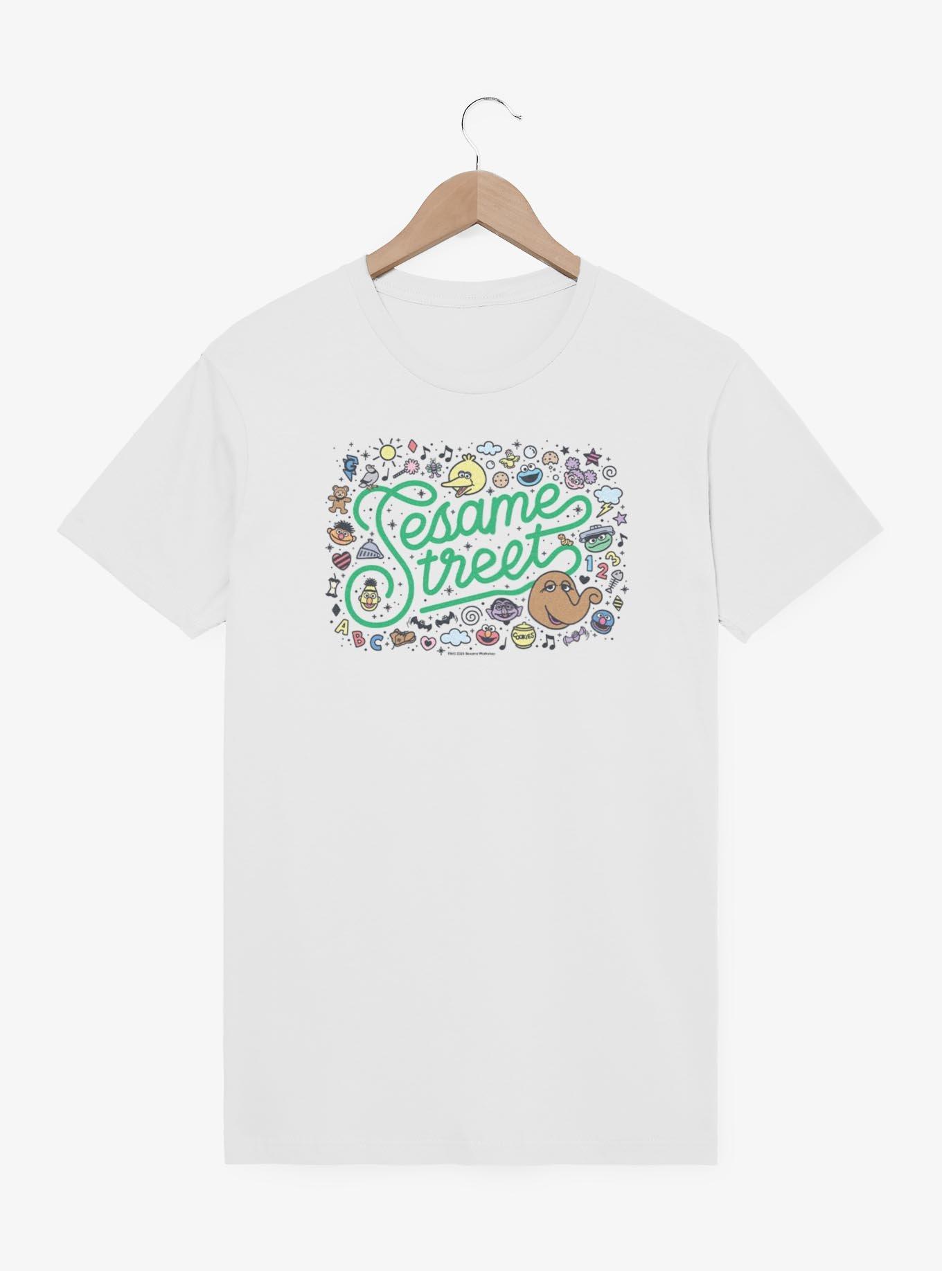 Sesame Street Collage T-Shirt, WHITE, hi-res
