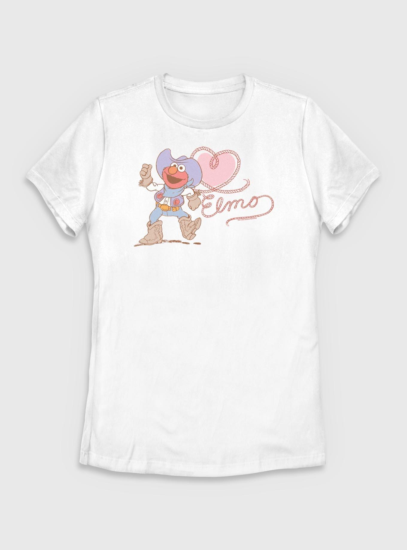 Sesame Street Happy Cowboy Elmo Womens T-Shirt, , hi-res