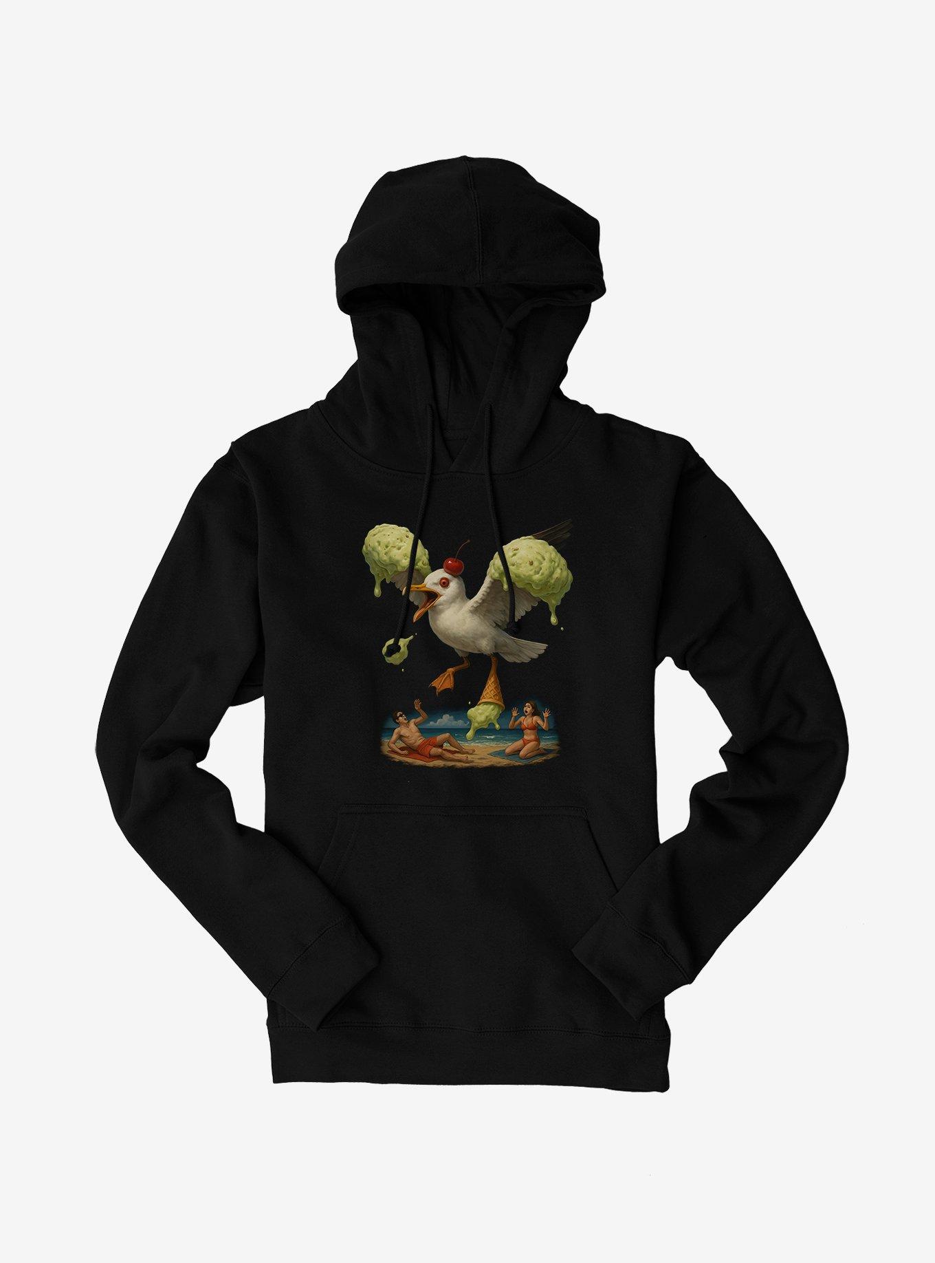 Hot Topic La Dolce Vita Dive Bomb Hoodie, BLACK, hi-res