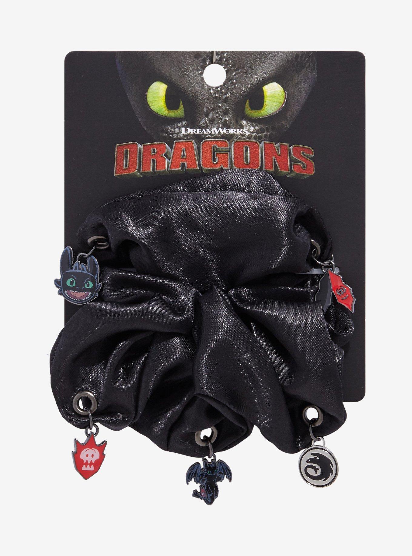 How To Train Your Dragon Charm Hair Scrunchie, , hi-res