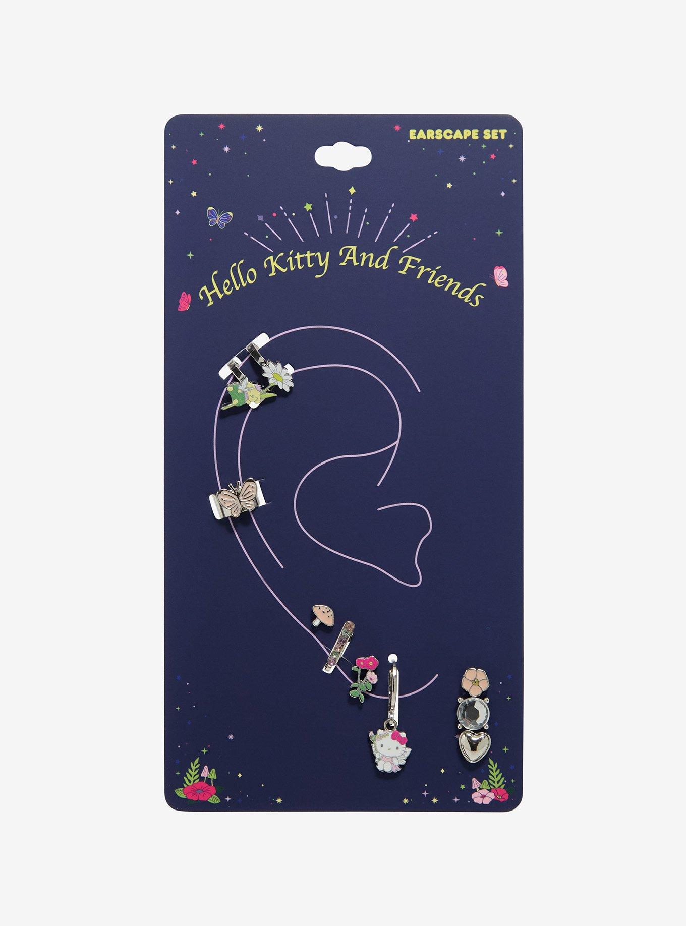 Hello Kitty Forest Fairy Cuff Earring Set, , hi-res