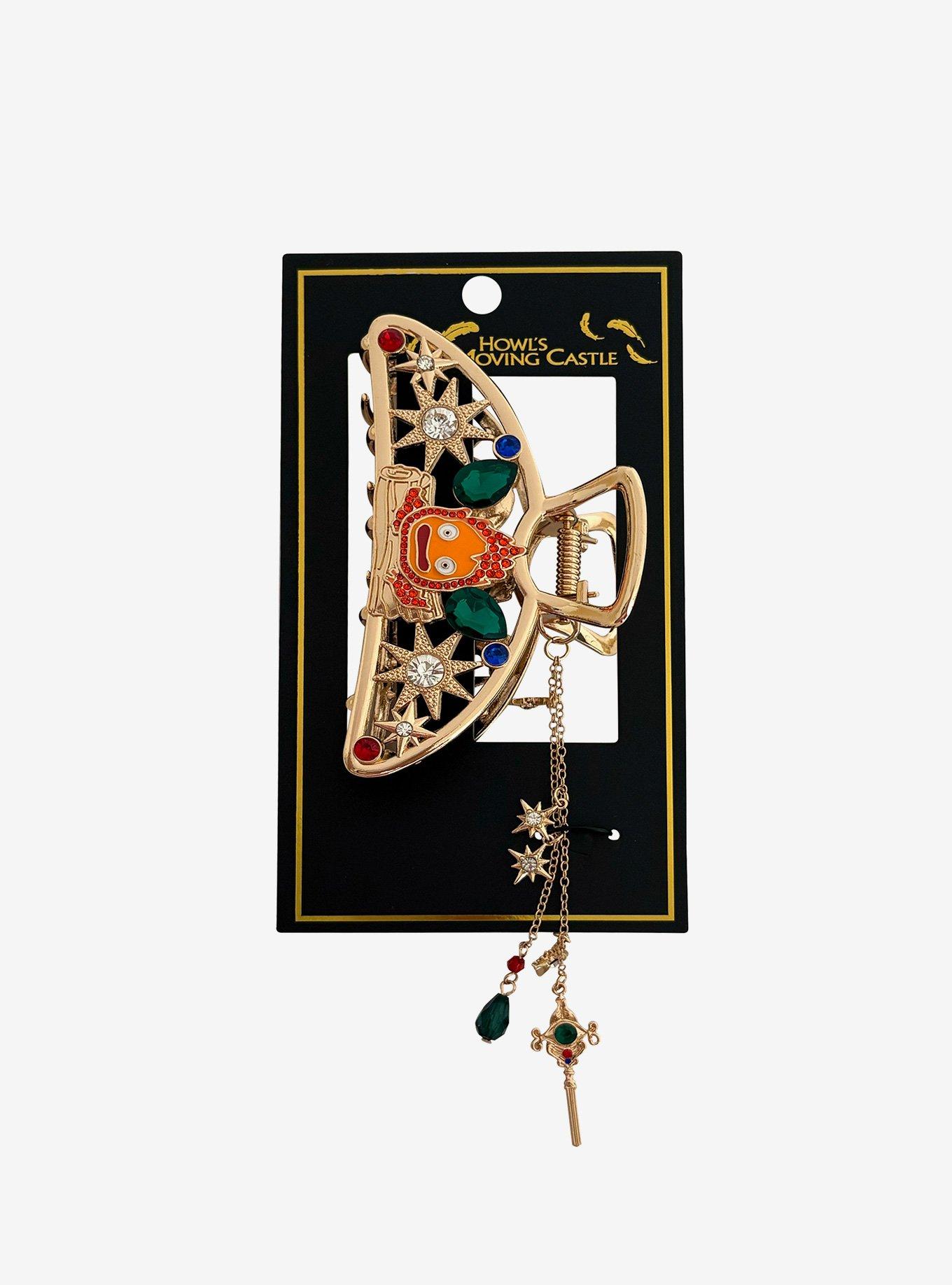 Studio Ghibli® Howl's Moving Castle Calcifer Gem Claw Hair Clip, , hi-res