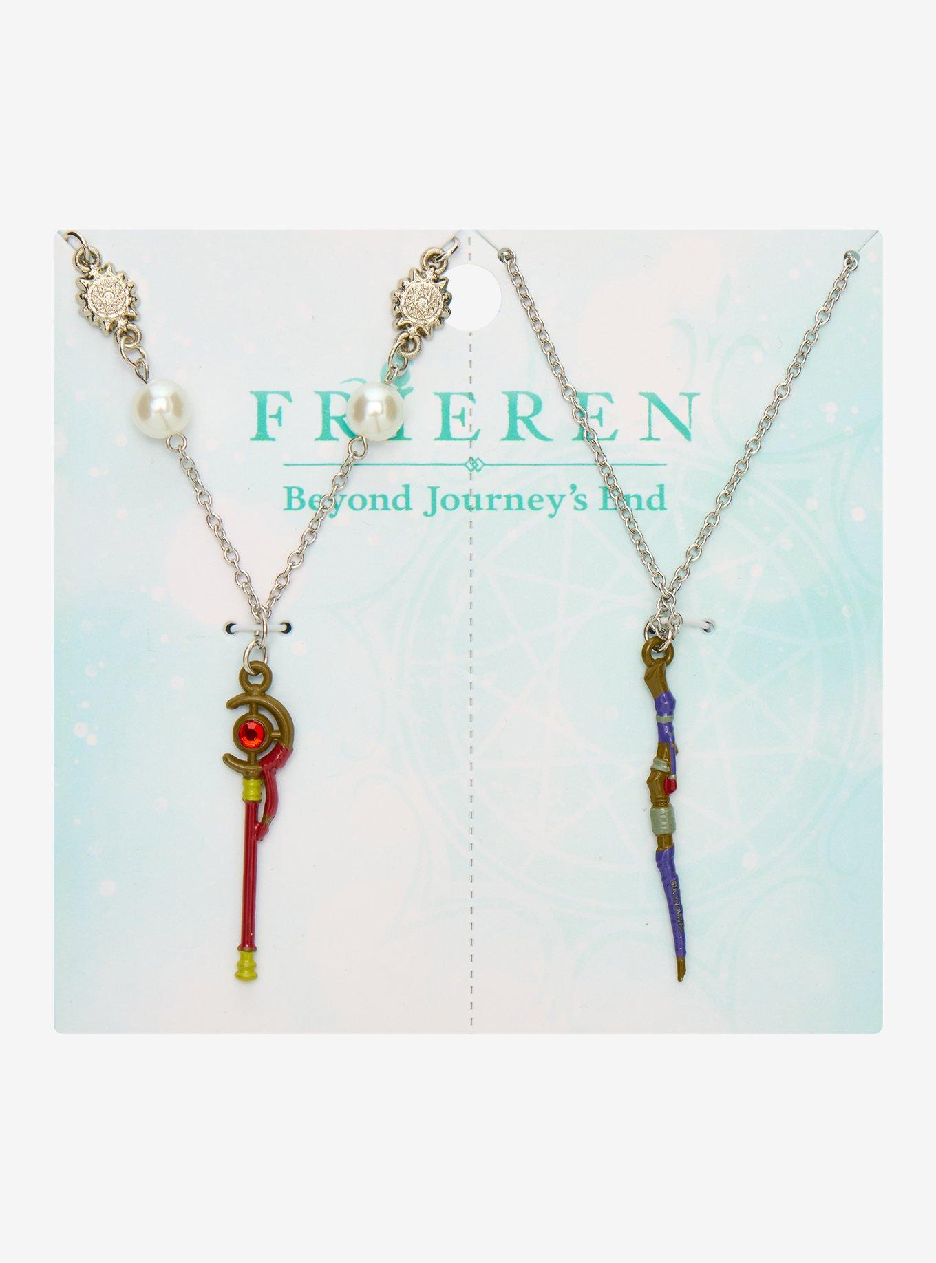 Frieren: Beyond Journey's End Frieren & Fern Staff Best Friend Necklace Set, , hi-res
